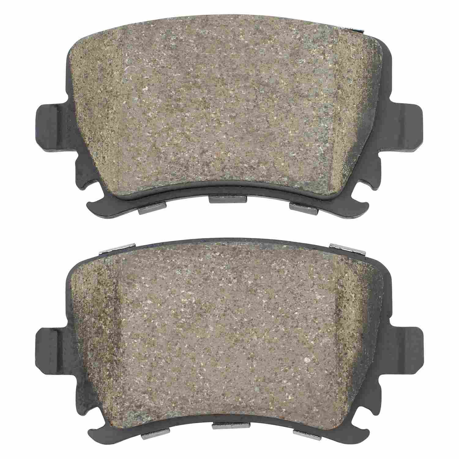 Front View of Rear Disc Brake Pad Set MPA 1000-1108C