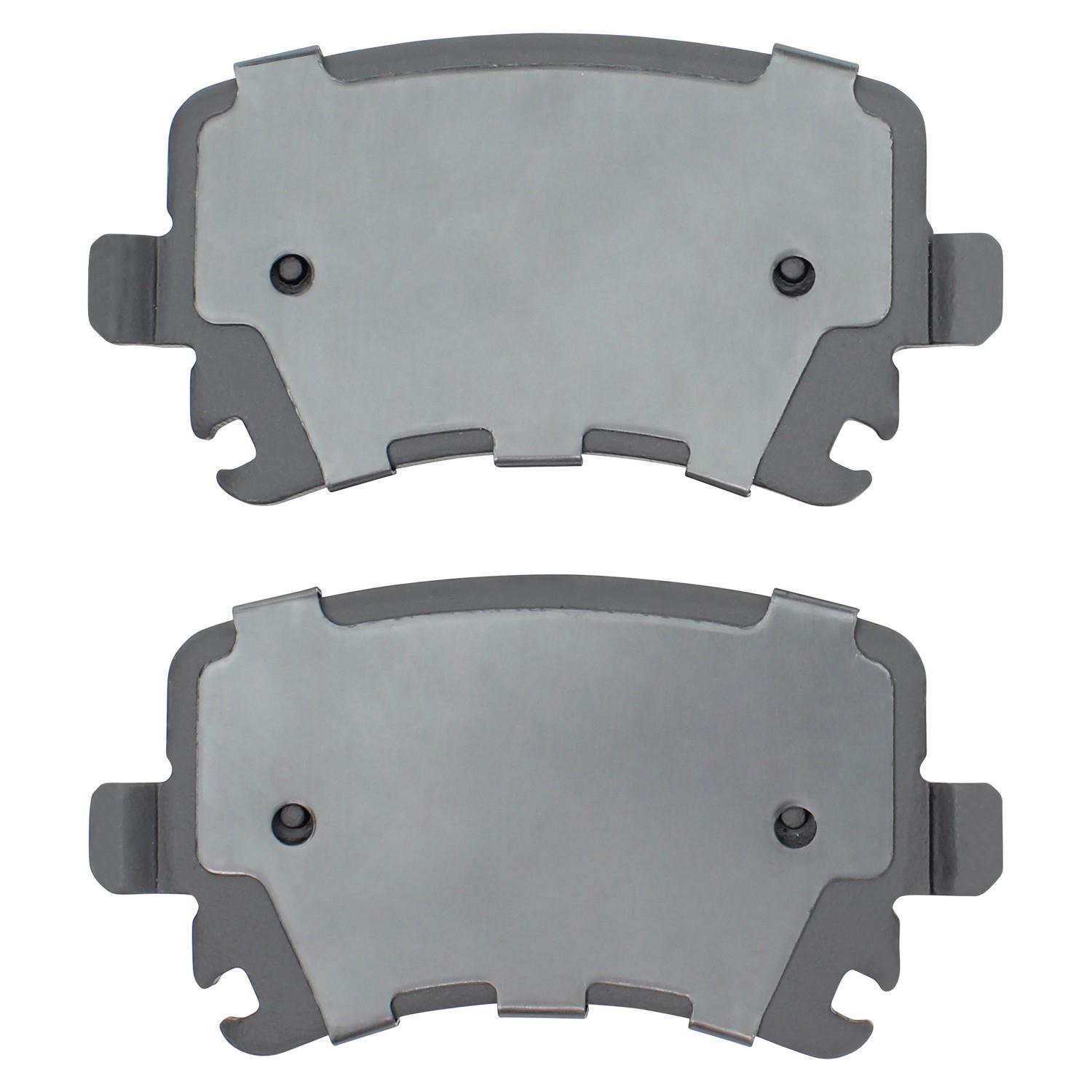 Back View of Rear Disc Brake Pad Set MPA 1000-1108M