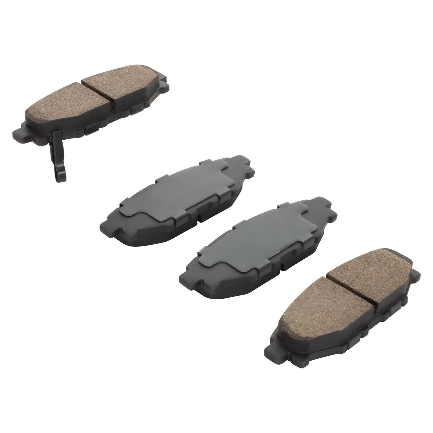 Angle View of Rear Disc Brake Pad Set MPA 1000-1114C