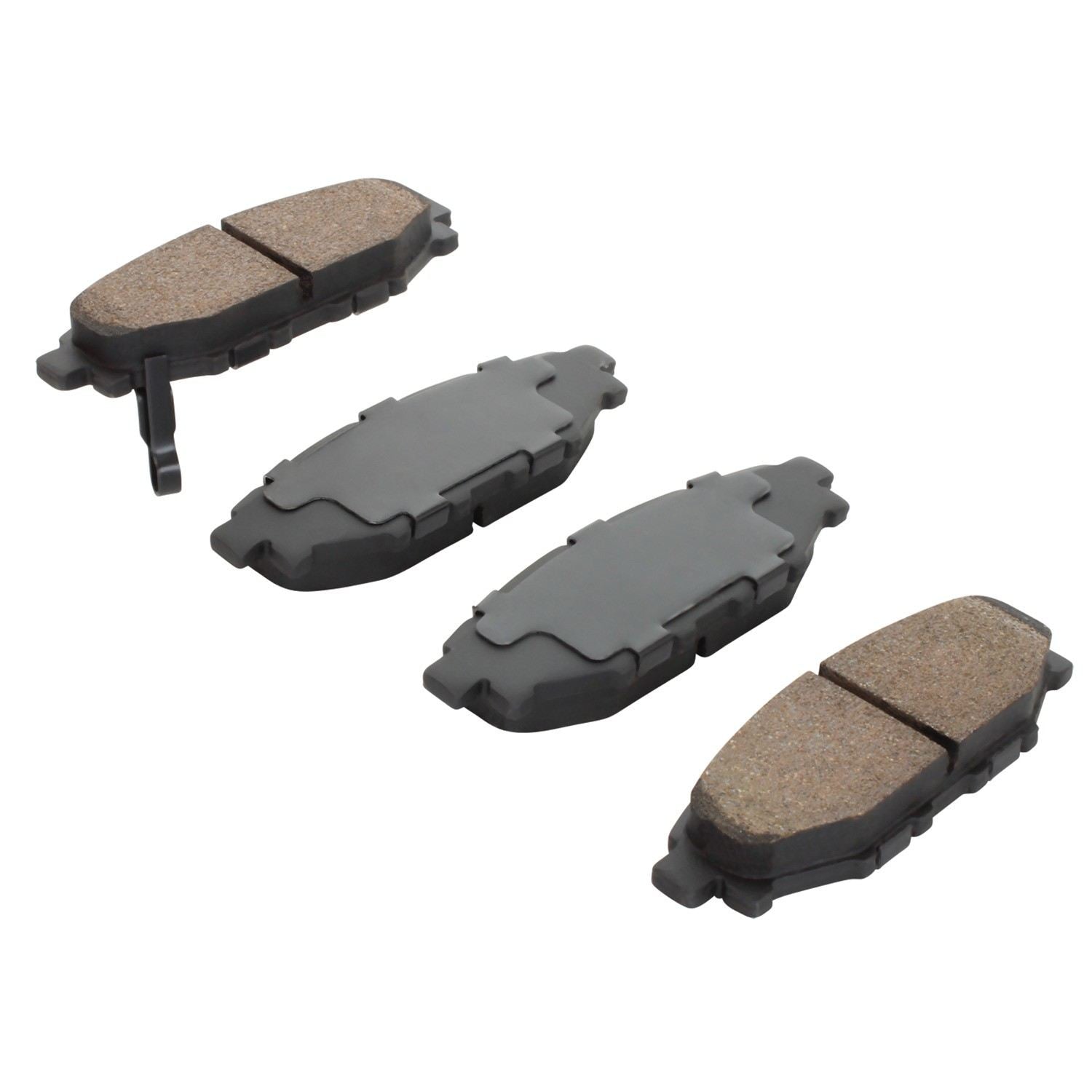 Angle View of Rear Disc Brake Pad Set MPA 1000-1114M