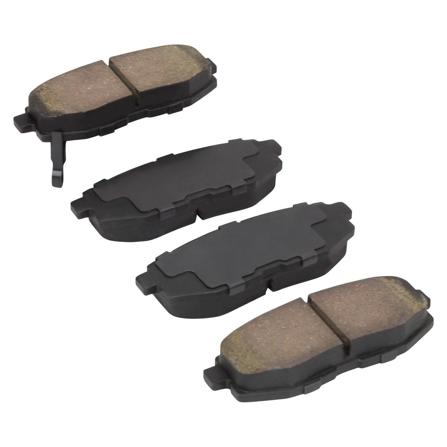 Angle View of Rear Disc Brake Pad Set MPA 1000-1124C