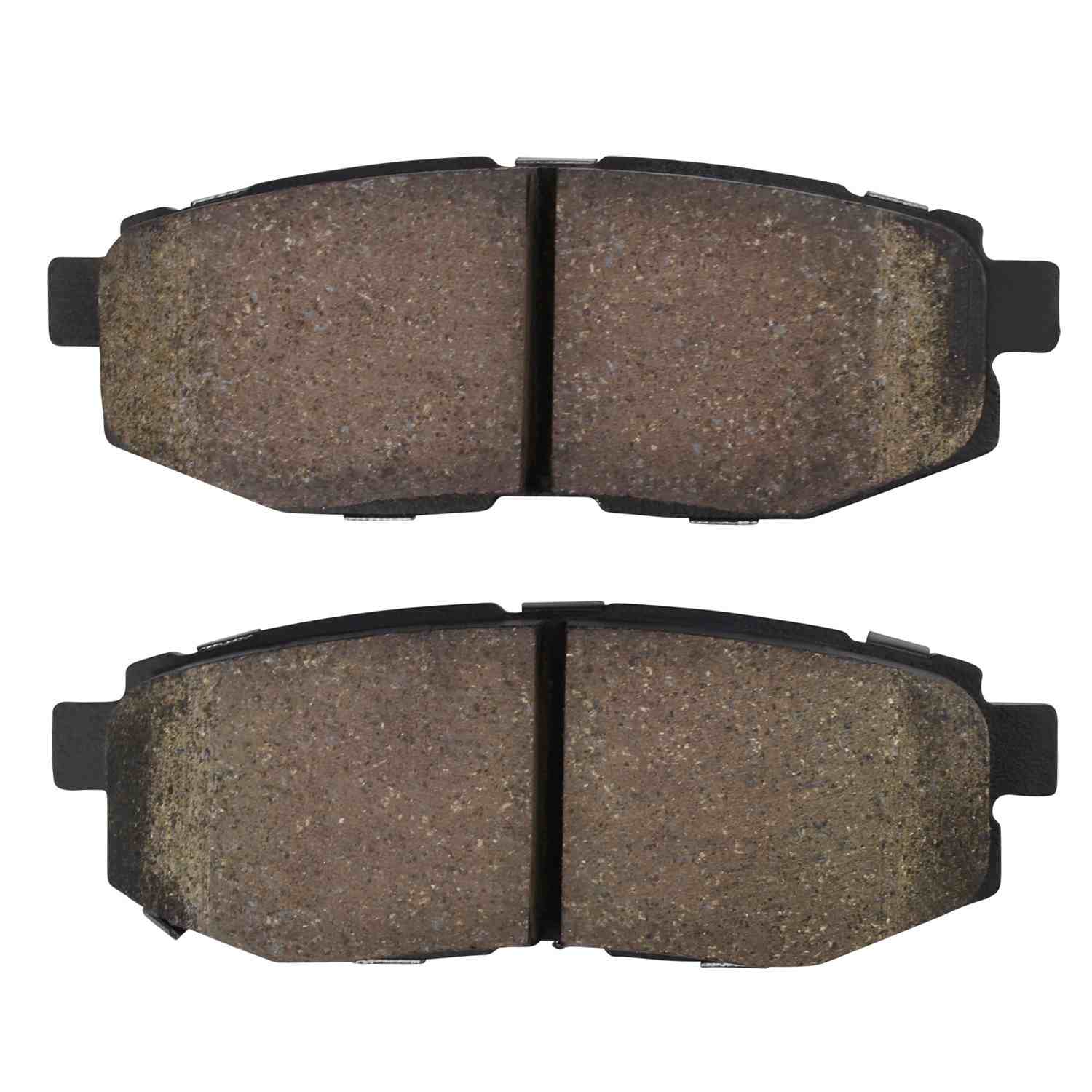 Front View of Rear Disc Brake Pad Set MPA 1000-1124C