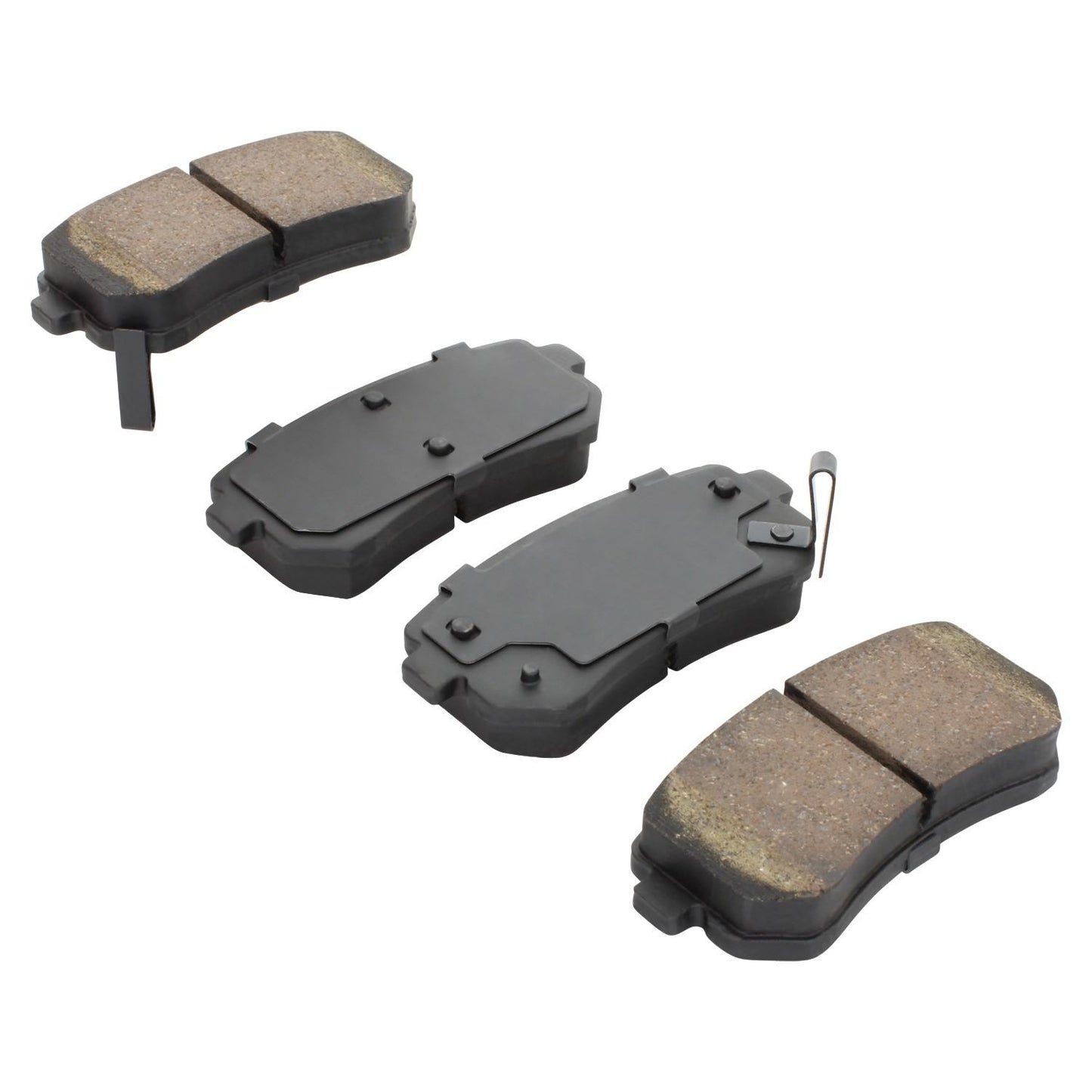 Angle View of Rear Disc Brake Pad Set MPA 1000-1157C