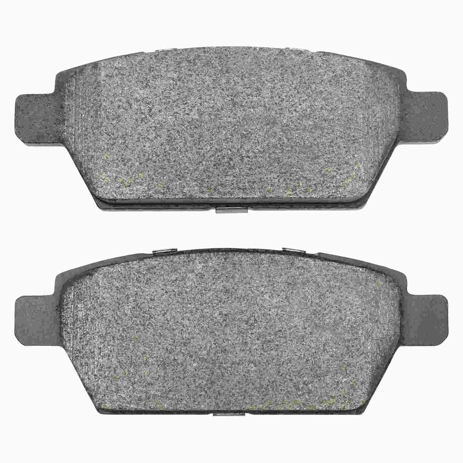 Front View of Rear Disc Brake Pad Set MPA 1000-1161M