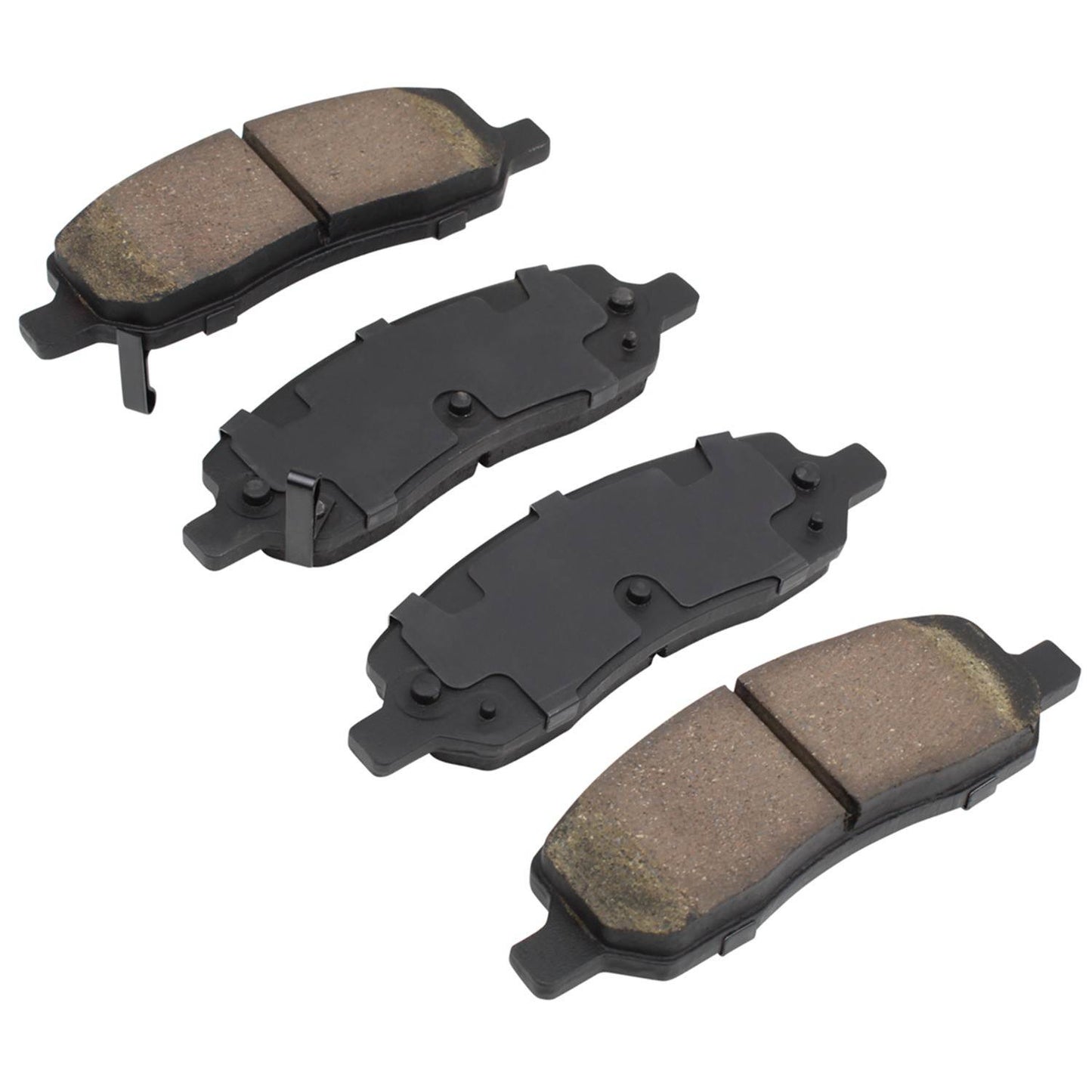 Angle View of Rear Disc Brake Pad Set MPA 1000-1172C