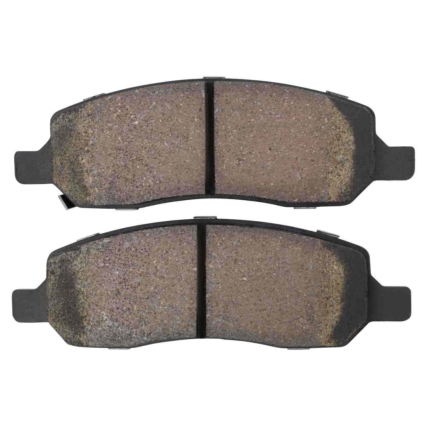 Front View of Rear Disc Brake Pad Set MPA 1000-1172C