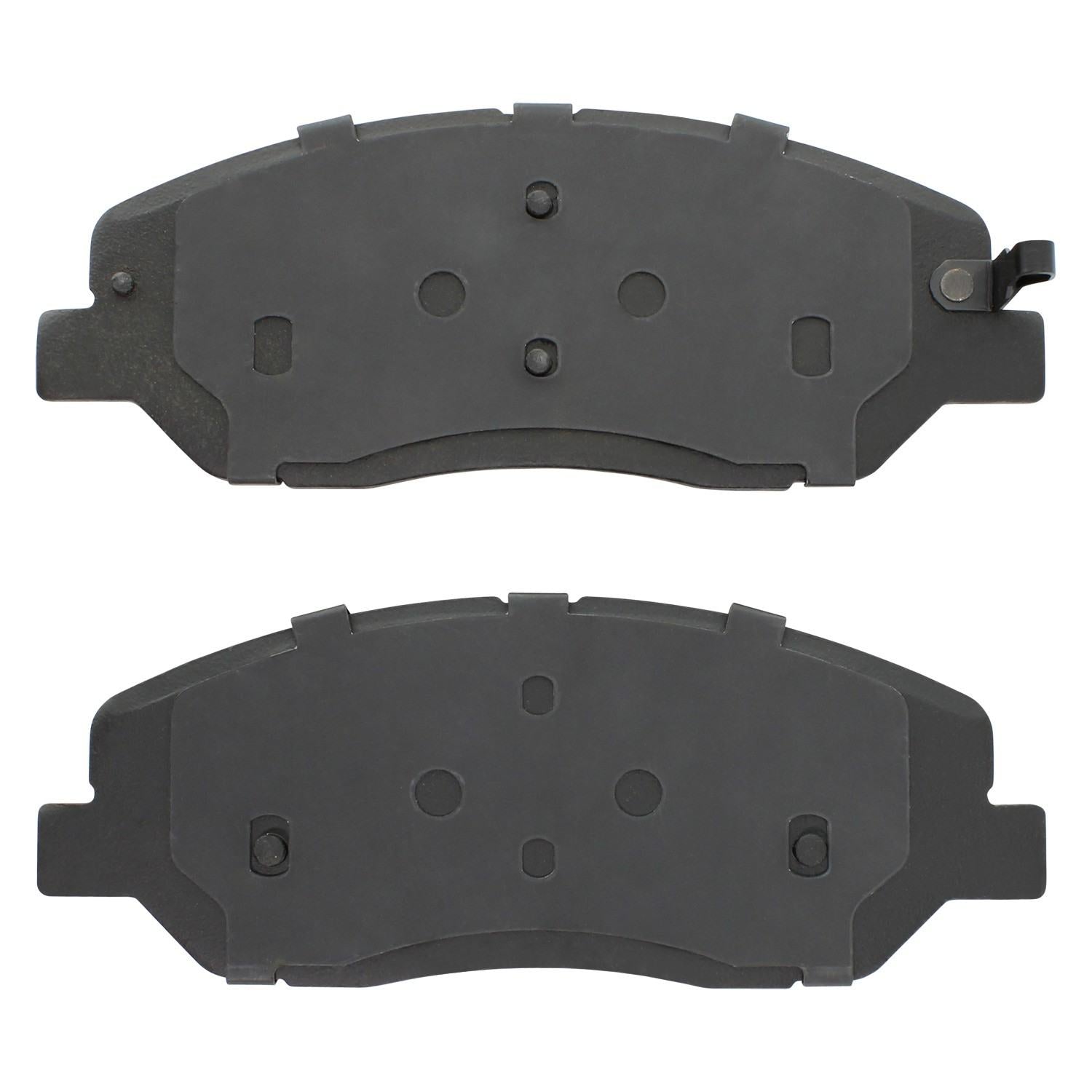 Back View of Front Disc Brake Pad Set MPA 1000-1202C