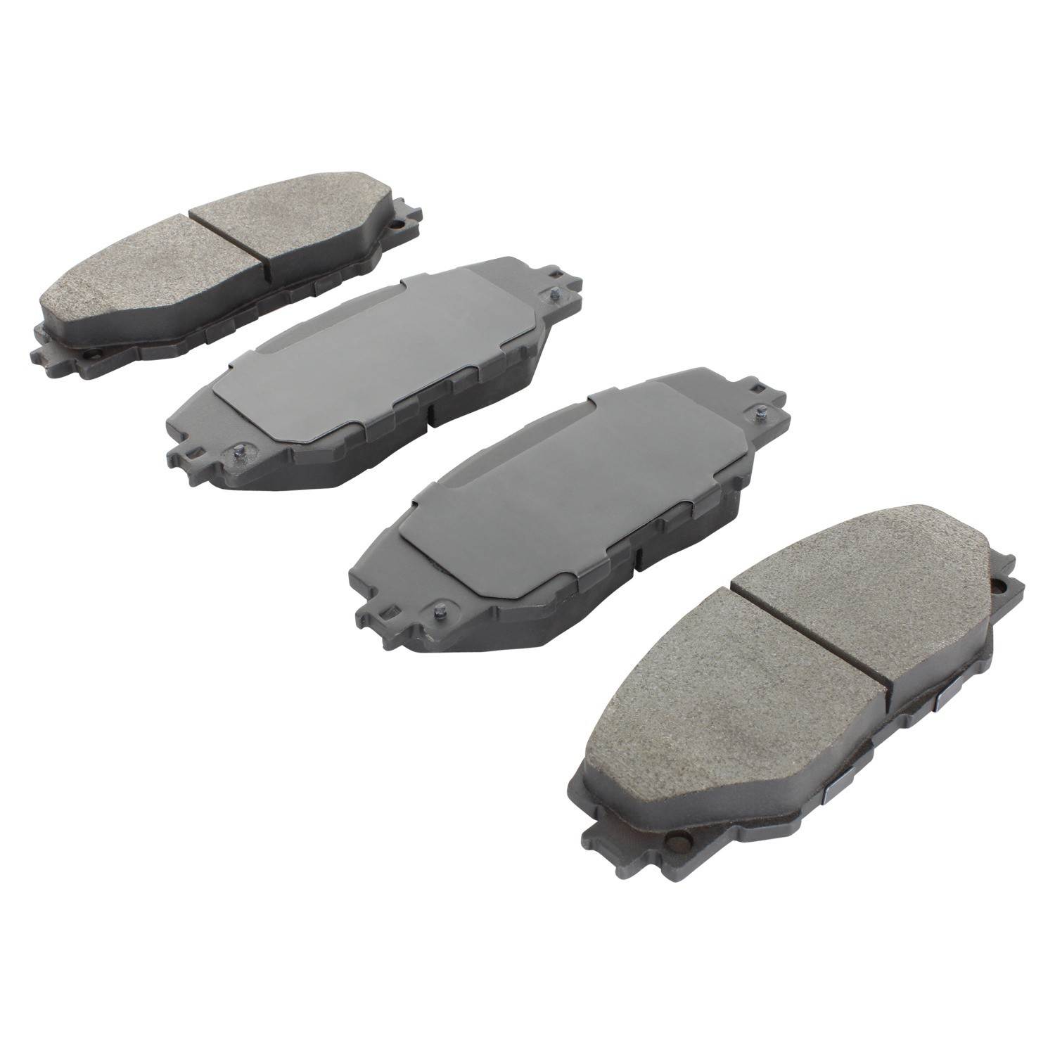 Angle View of Front Disc Brake Pad Set MPA 1000-1211M