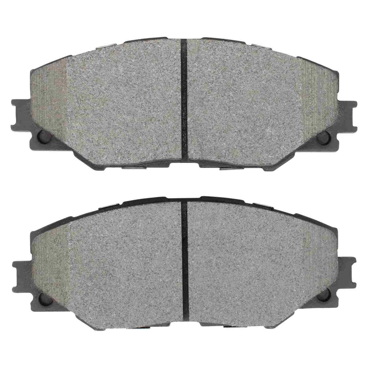 Front View of Front Disc Brake Pad Set MPA 1000-1211M