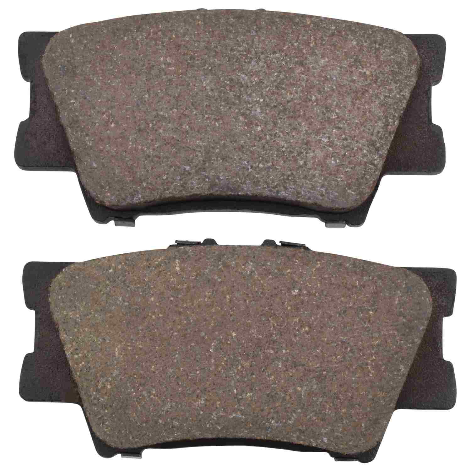 Front View of Rear Disc Brake Pad Set MPA 1000-1212C