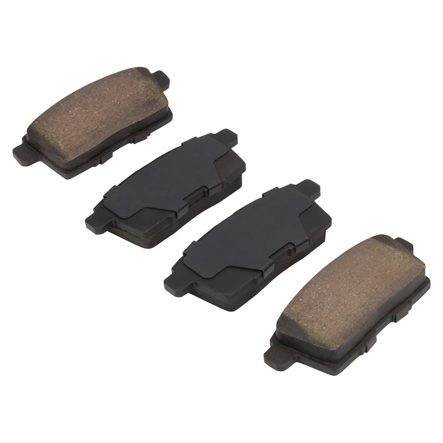 Angle View of Rear Disc Brake Pad Set MPA 1000-1259C