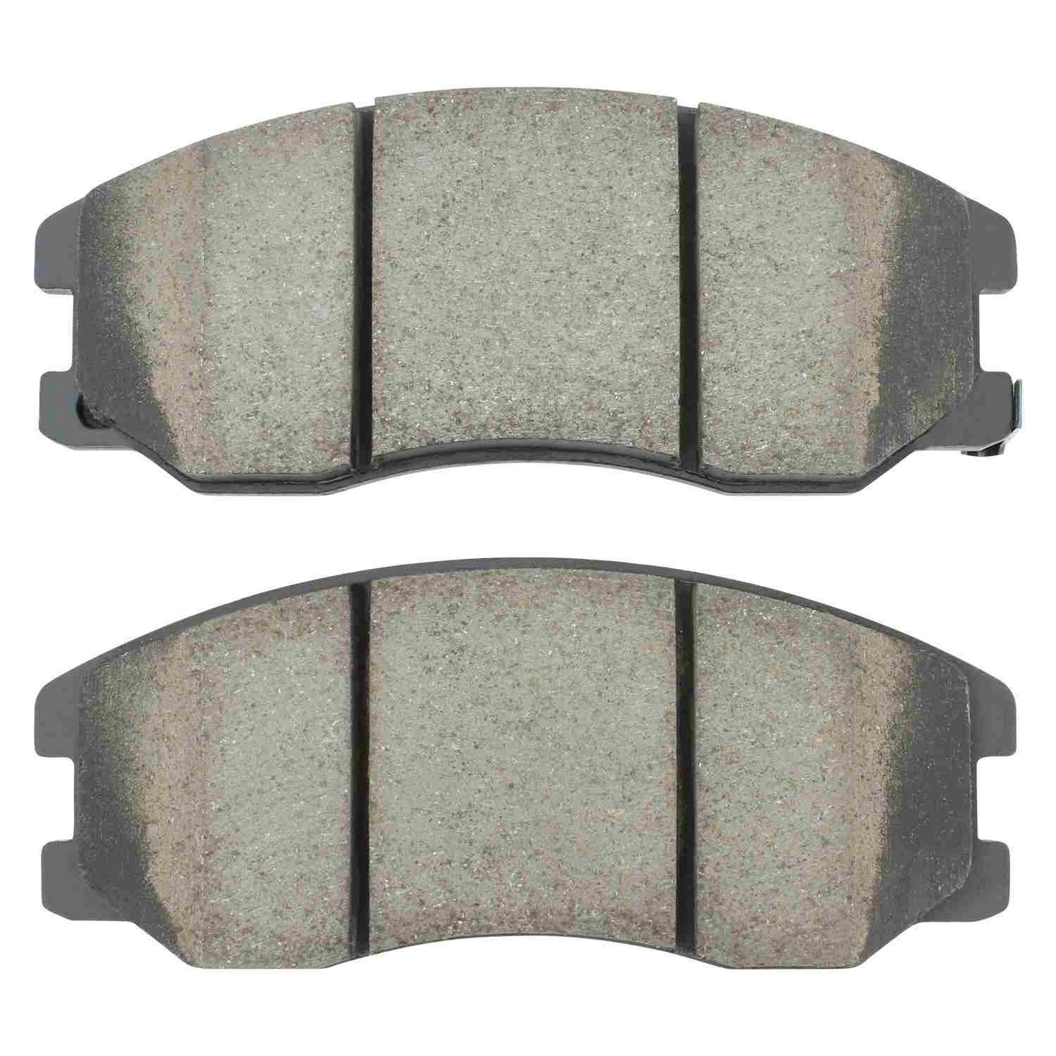 Front View of Front Disc Brake Pad Set MPA 1000-1264C