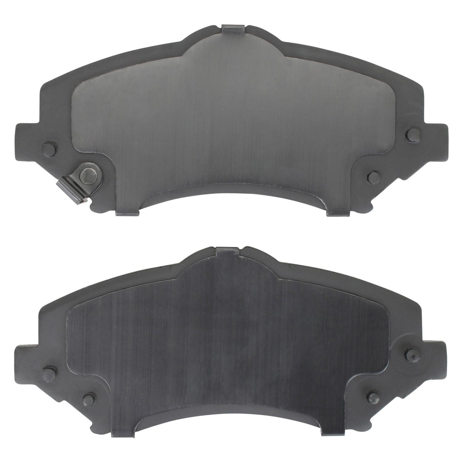 Back View of Front Disc Brake Pad Set MPA 1000-1273M