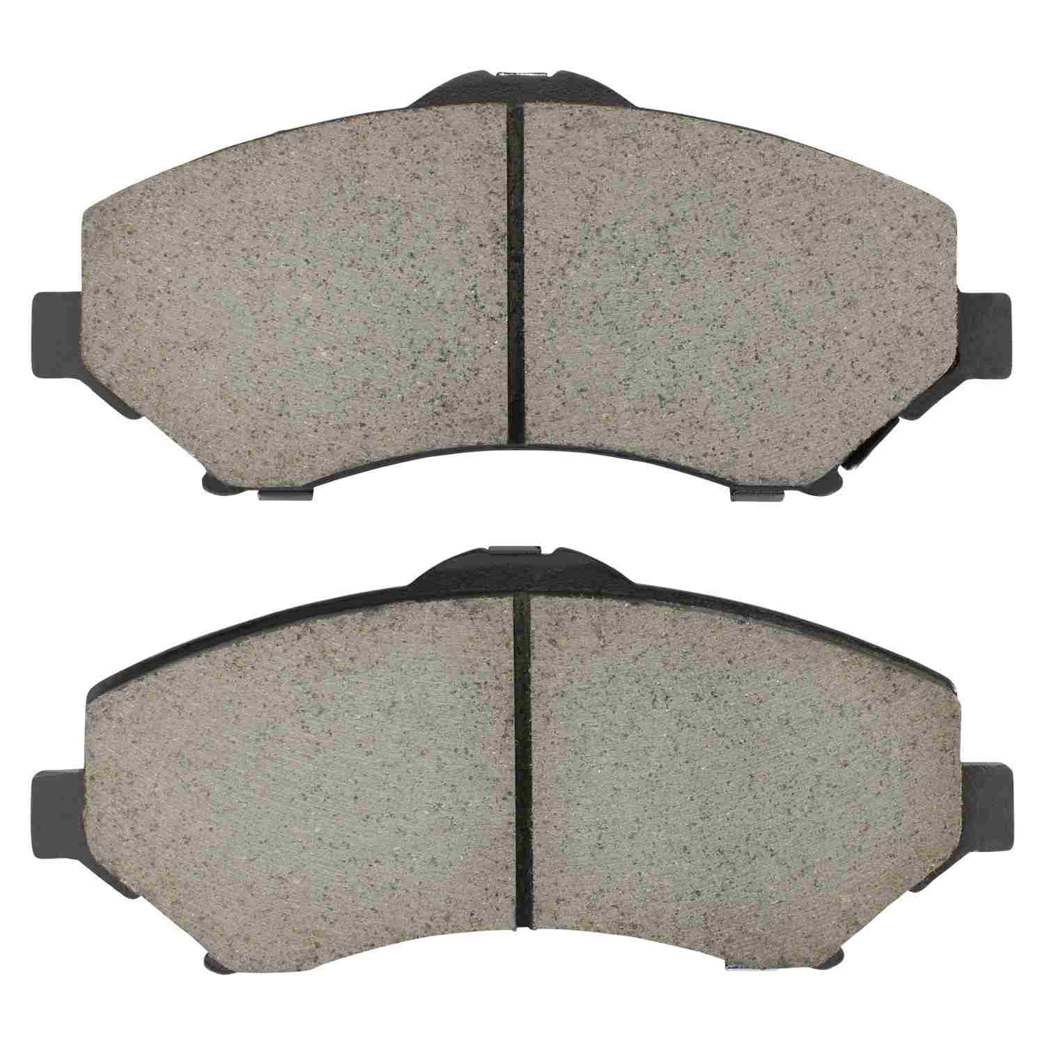 Front View of Front Disc Brake Pad Set MPA 1000-1273M