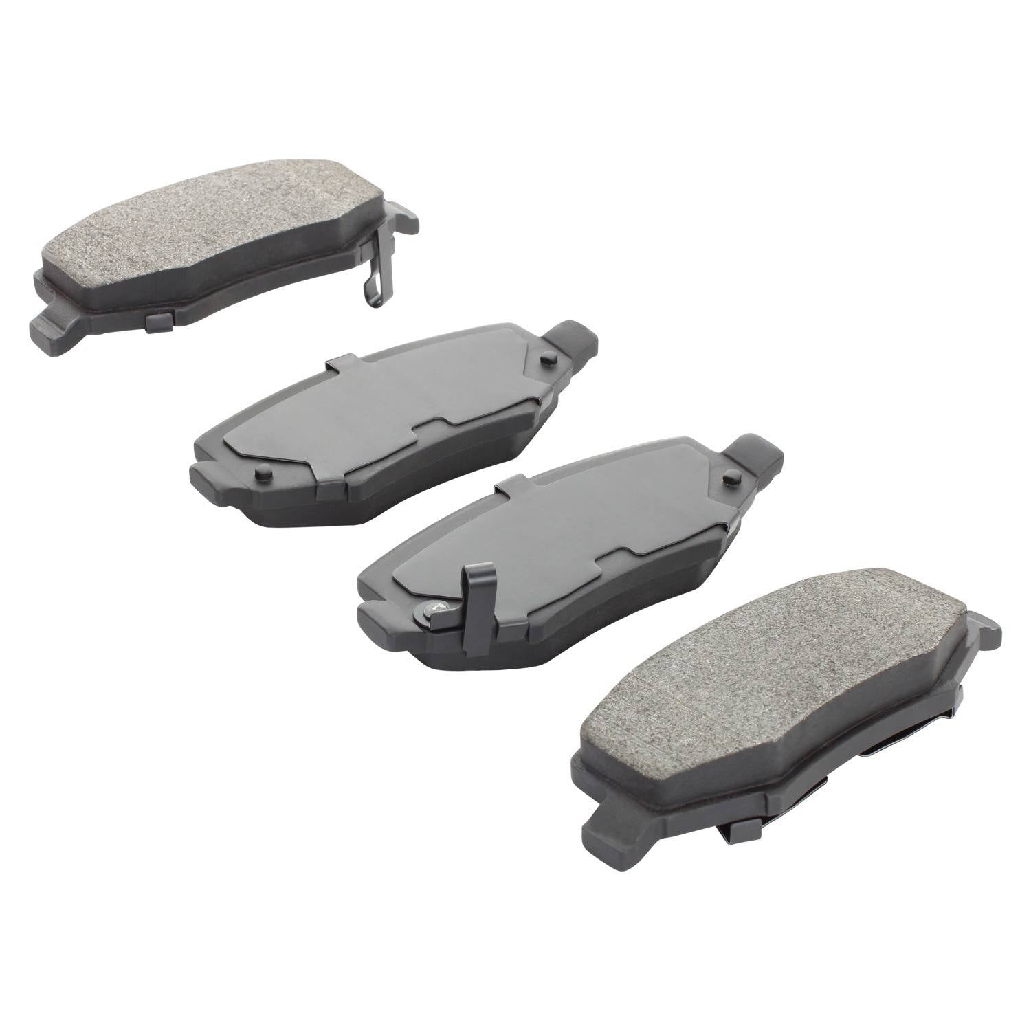 Angle View of Rear Disc Brake Pad Set MPA 1000-1274M