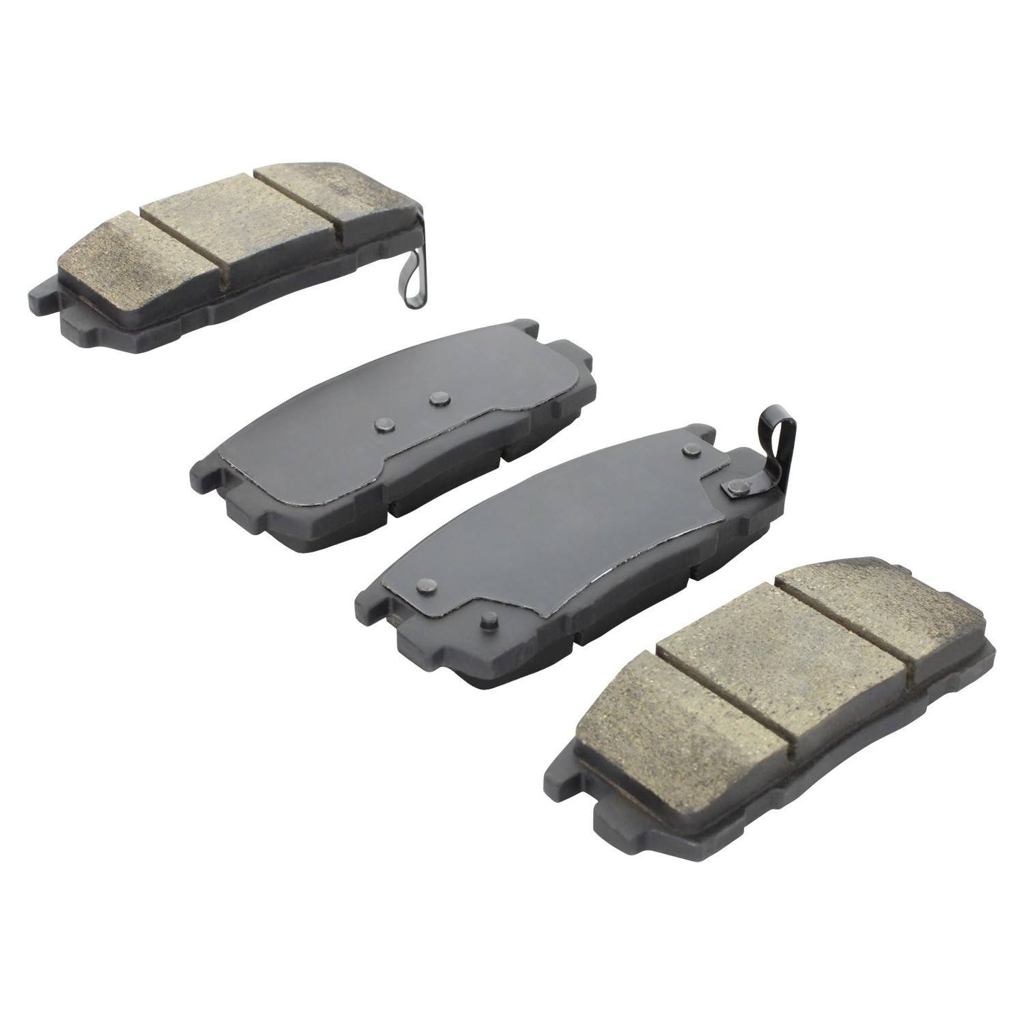 Angle View of Rear Disc Brake Pad Set MPA 1000-1275C