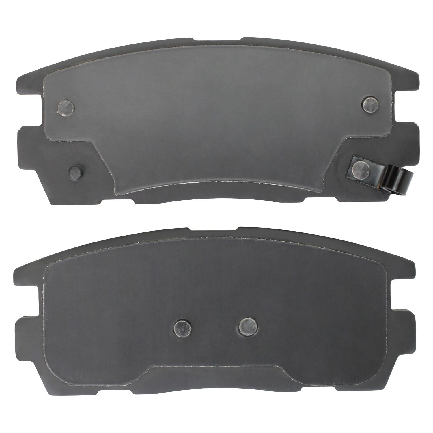 Back View of Rear Disc Brake Pad Set MPA 1000-1275M