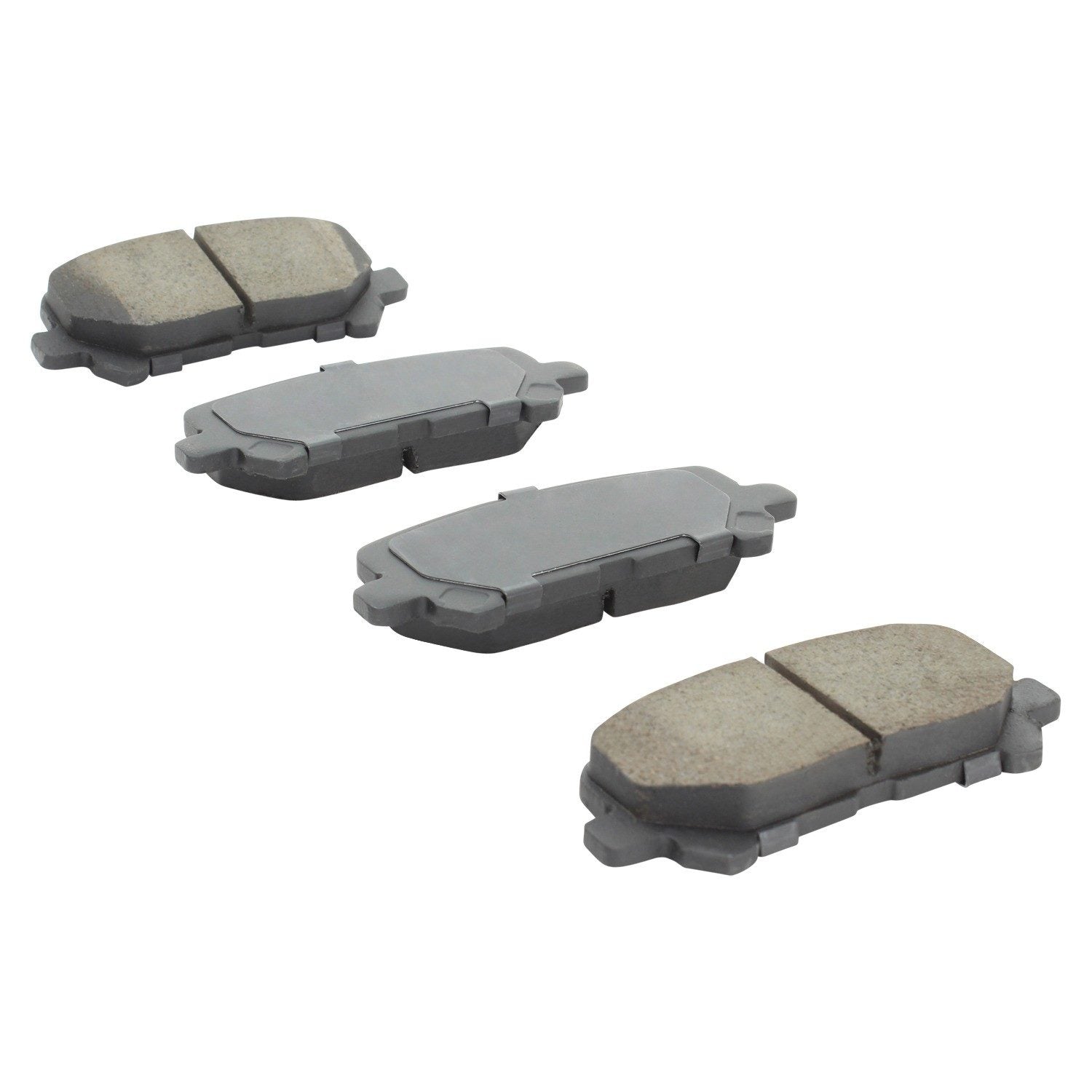 Angle View of Rear Disc Brake Pad Set MPA 1000-1281C