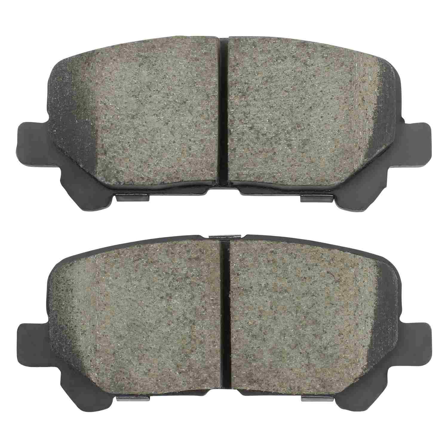 Front View of Rear Disc Brake Pad Set MPA 1000-1281C