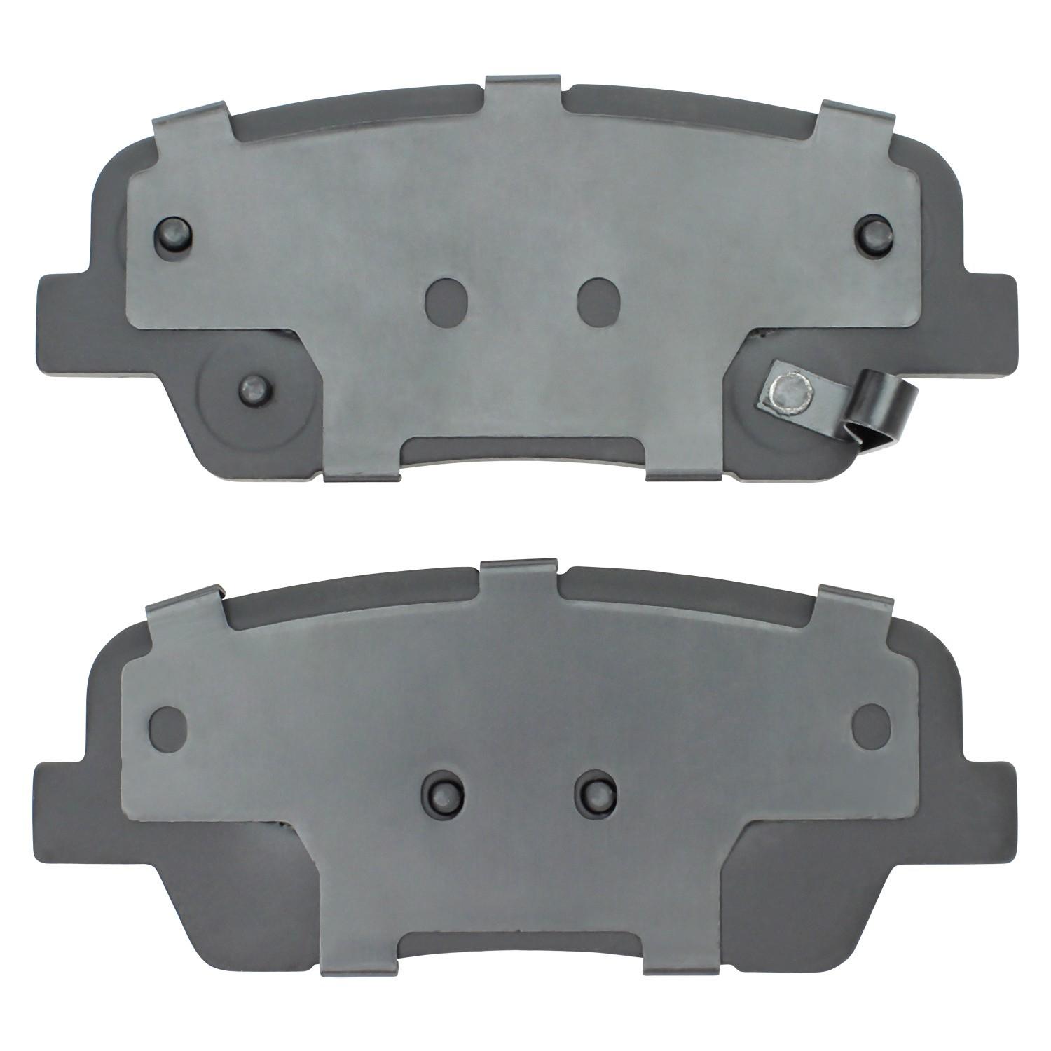 Back View of Rear Disc Brake Pad Set MPA 1000-1284C