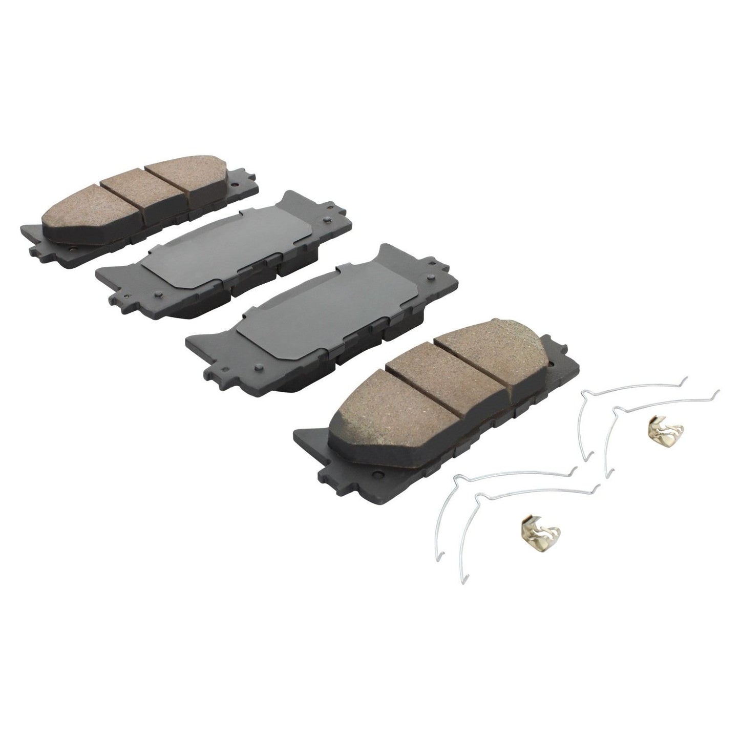 Angle View of Front Disc Brake Pad Set MPA 1000-1293C