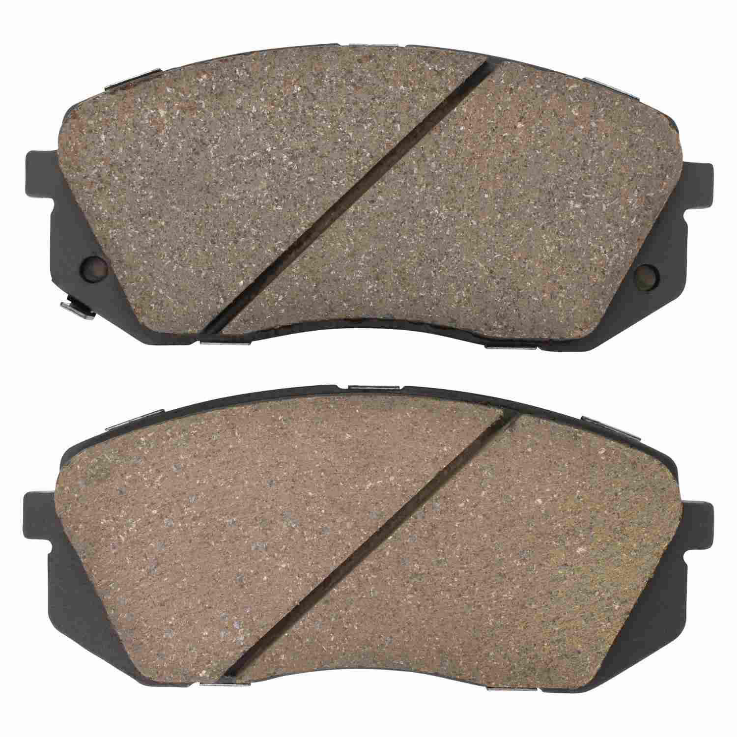 Front View of Front Disc Brake Pad Set MPA 1000-1295C