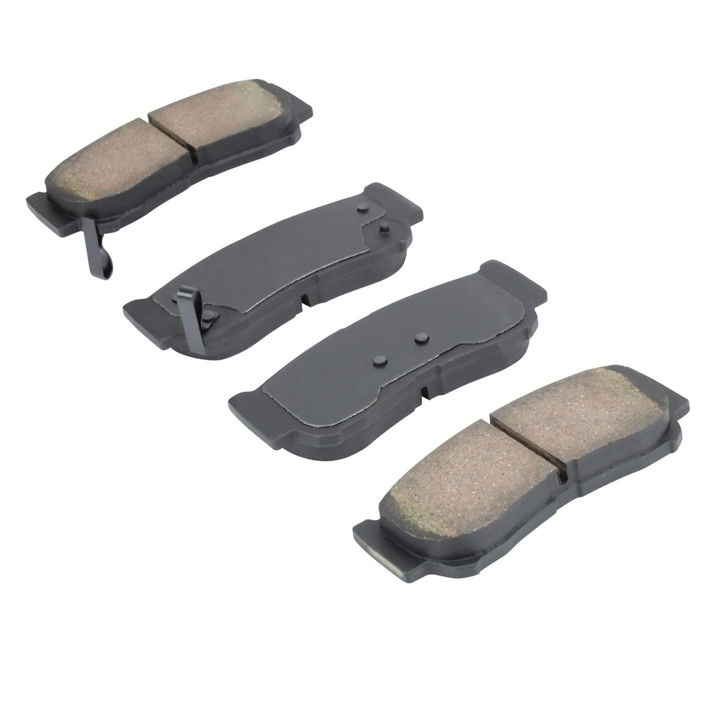 Angle View of Rear Disc Brake Pad Set MPA 1000-1297C