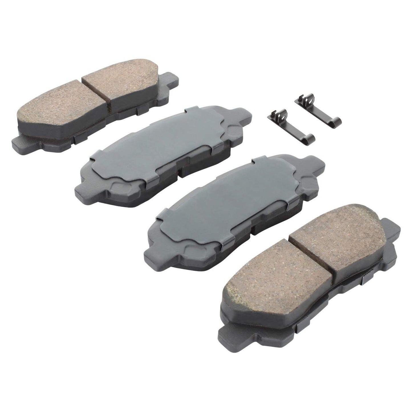 Angle View of Rear Disc Brake Pad Set MPA 1000-1325C