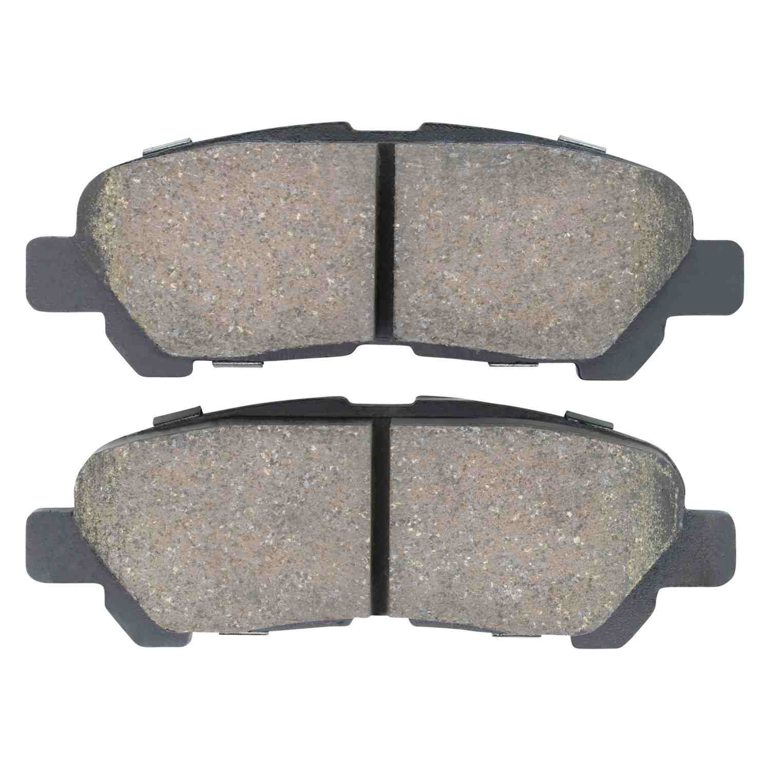 Front View of Rear Disc Brake Pad Set MPA 1000-1325C