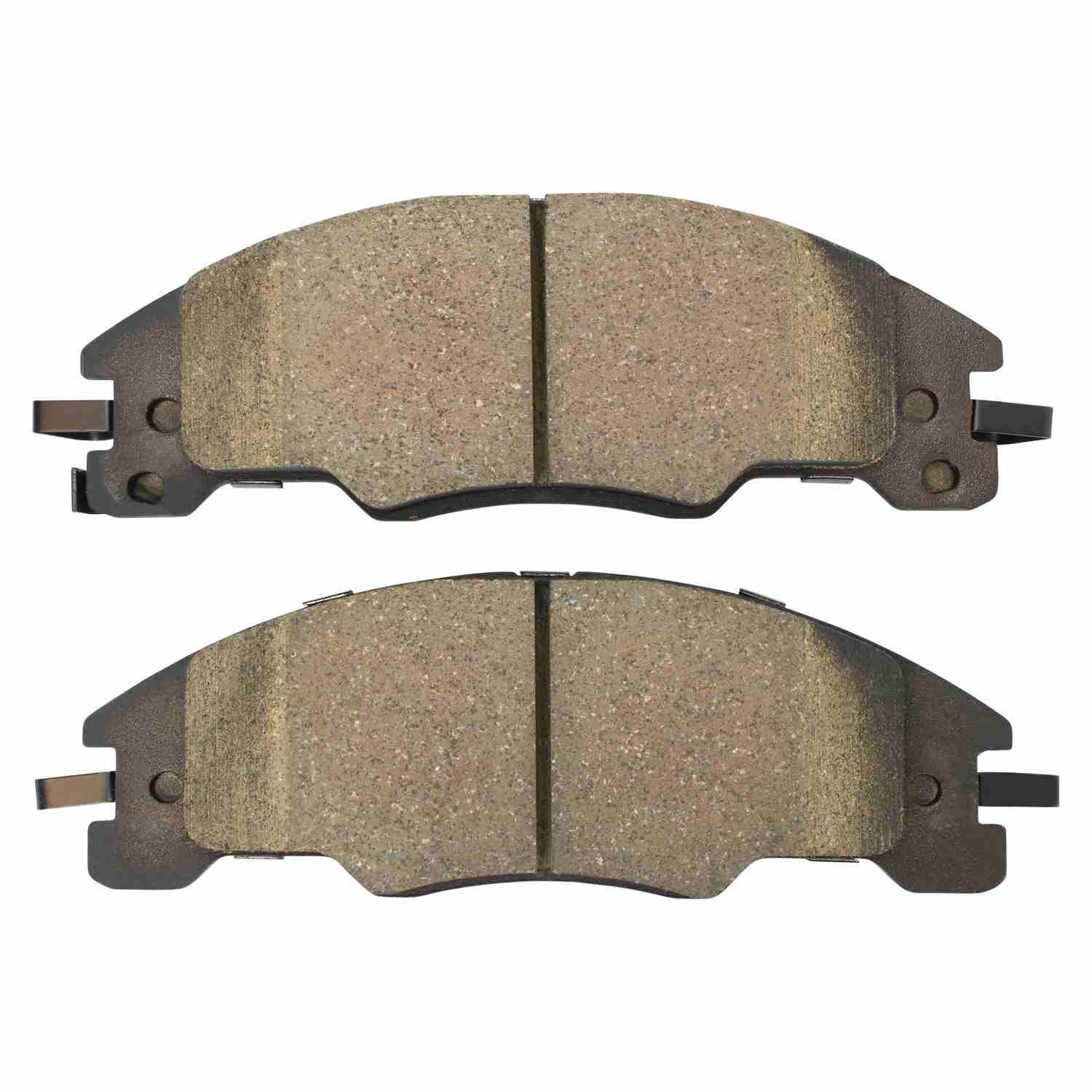 Front View of Front Disc Brake Pad Set MPA 1000-1339M