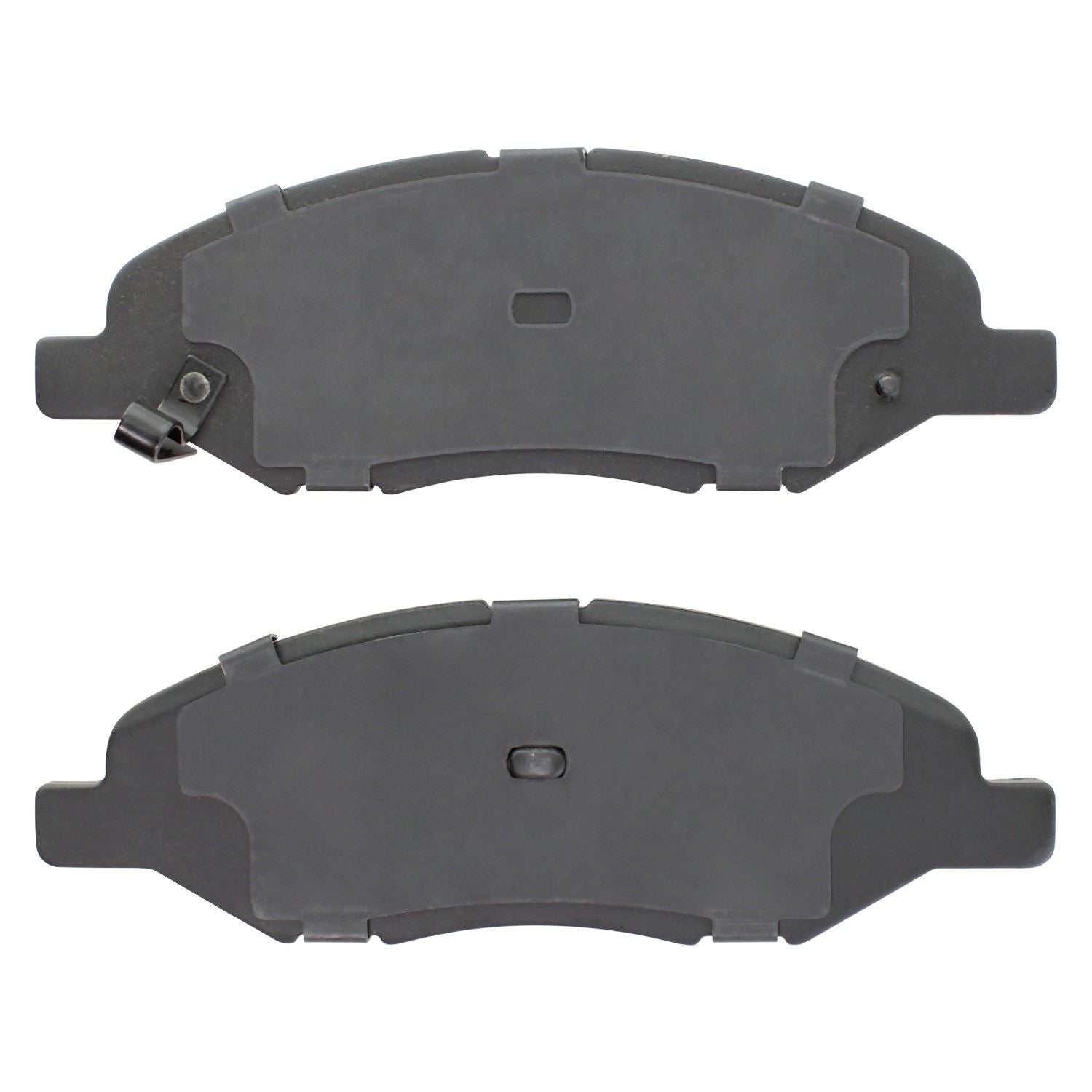 Back View of Front Disc Brake Pad Set MPA 1000-1345C