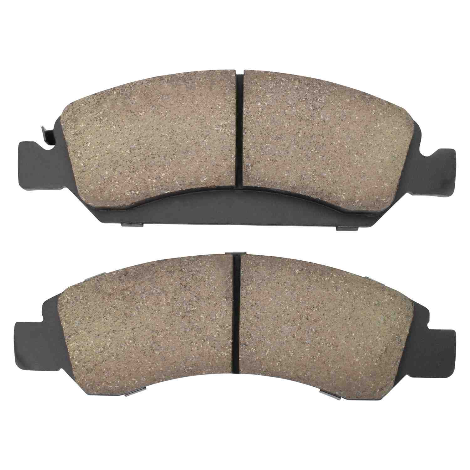 Front View of Front Disc Brake Pad Set MPA 1000-1363C