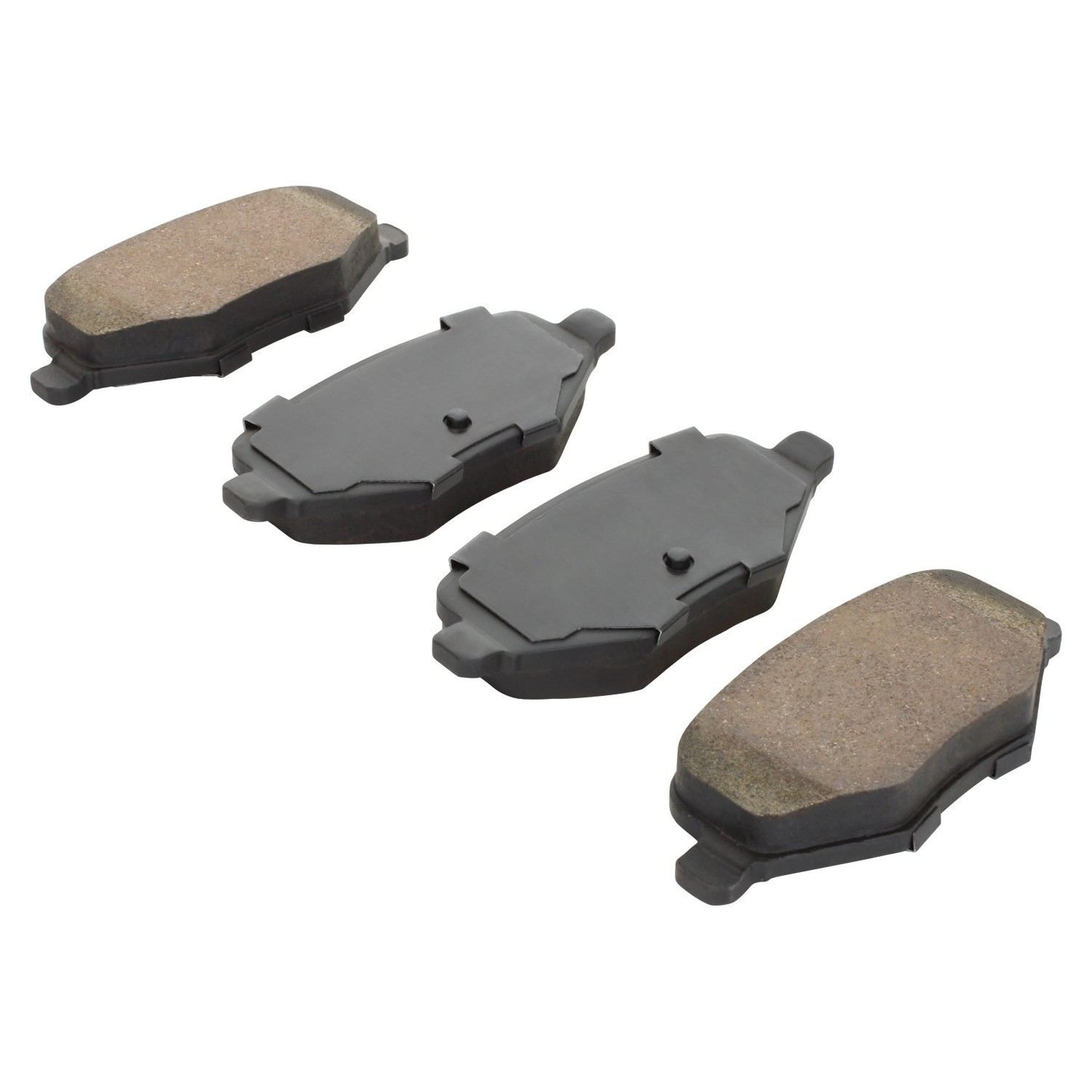 Angle View of Rear Disc Brake Pad Set MPA 1000-1377C