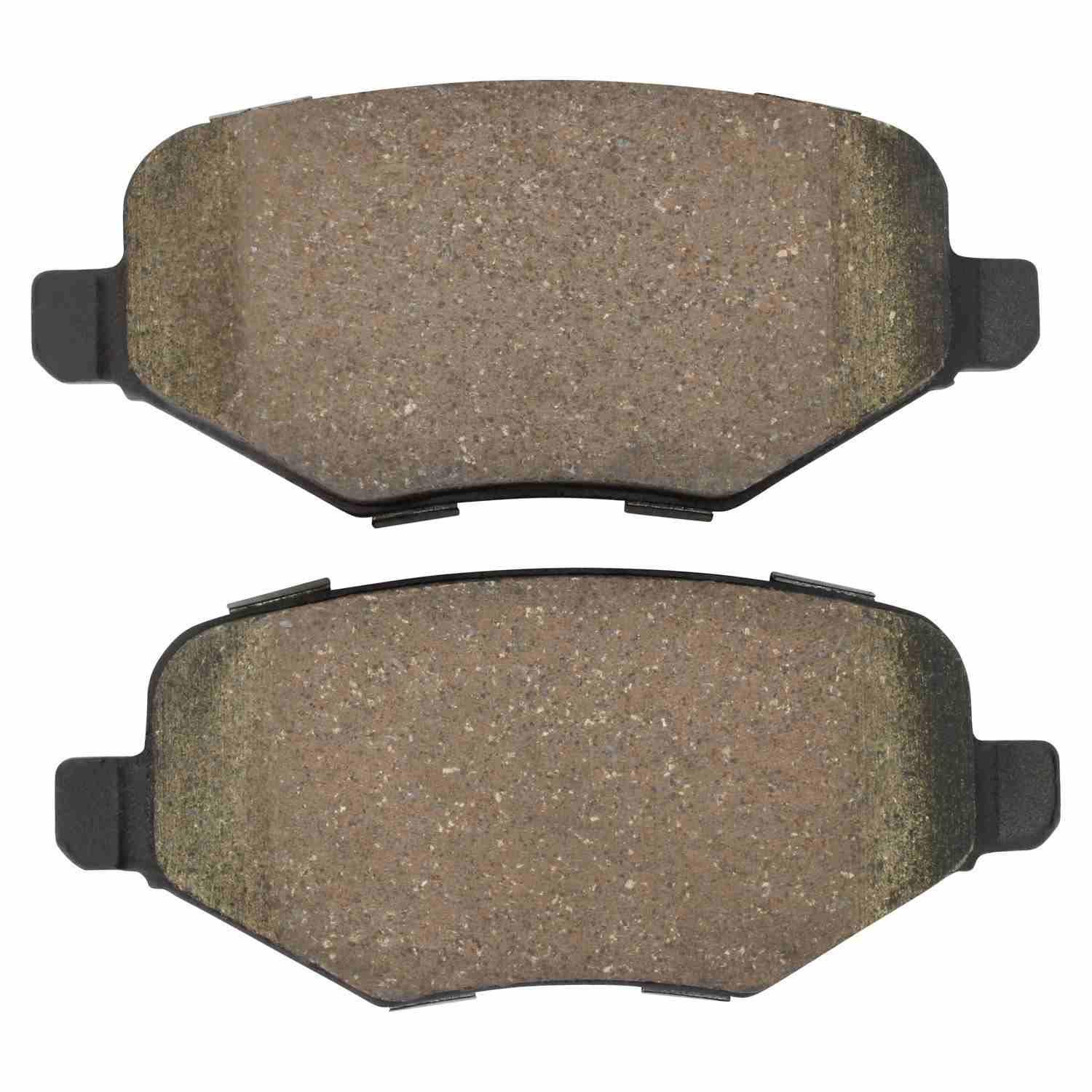 Front View of Rear Disc Brake Pad Set MPA 1000-1377C