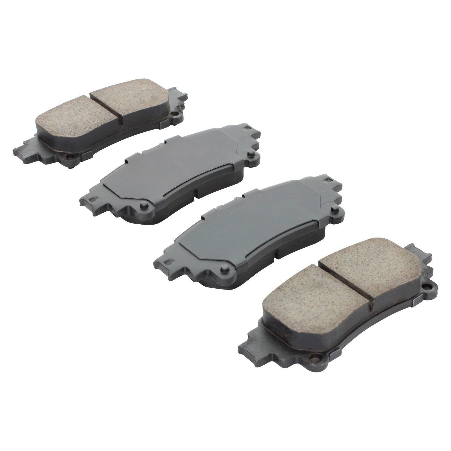 Angle View of Rear Disc Brake Pad Set MPA 1000-1391C