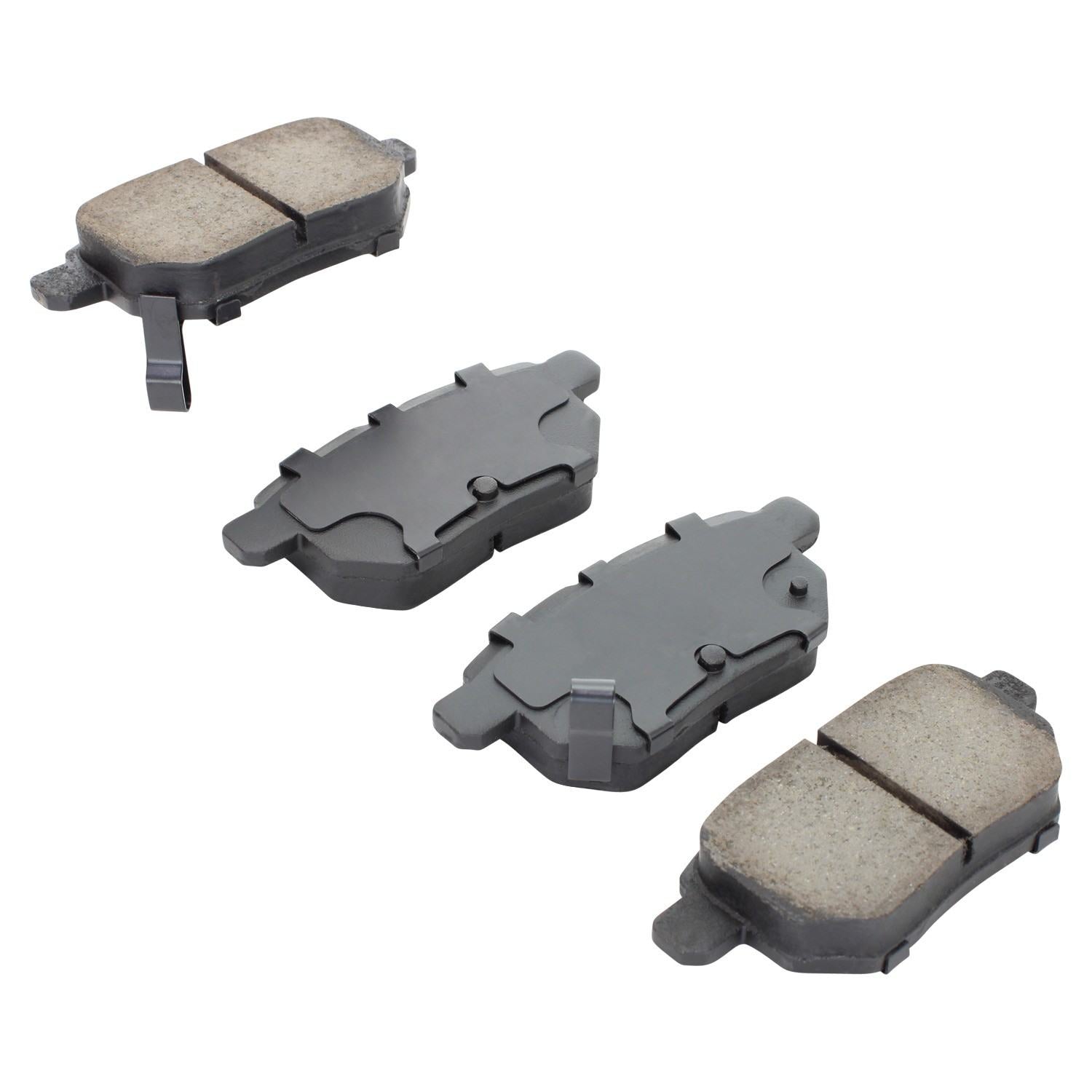 Angle View of Rear Disc Brake Pad Set MPA 1000-1423C