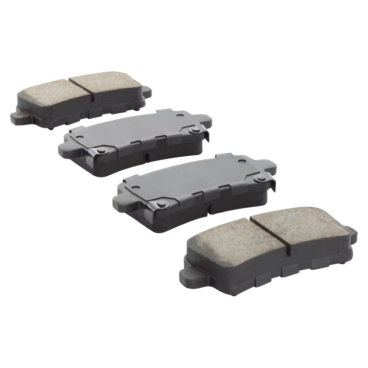 Angle View of Rear Disc Brake Pad Set MPA 1000-1430C