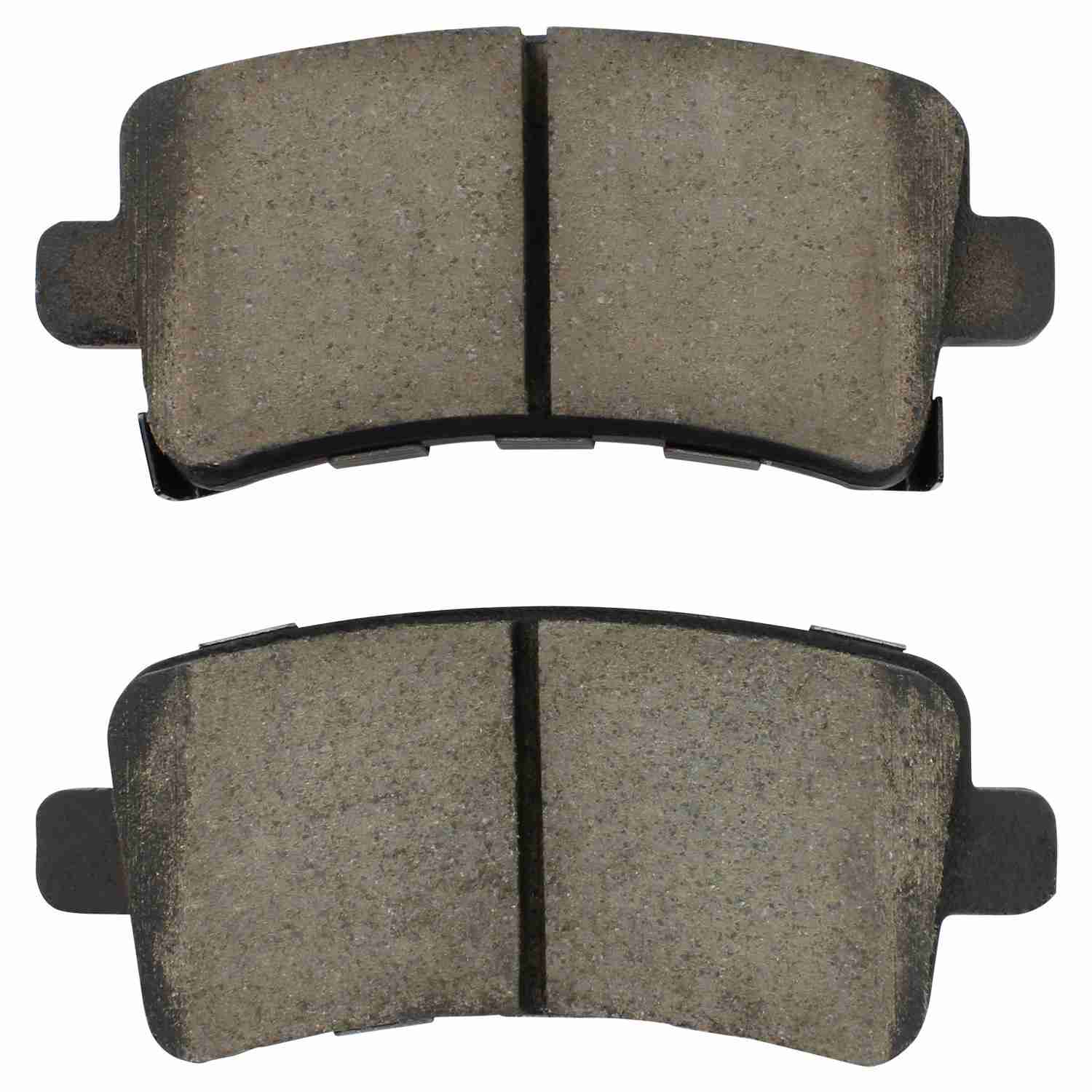 Front View of Rear Disc Brake Pad Set MPA 1000-1430C