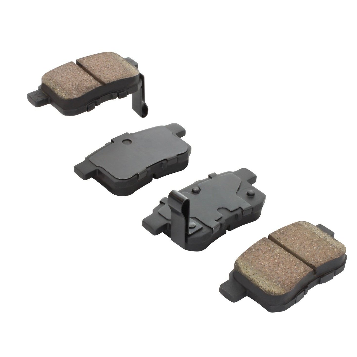 Angle View of Rear Disc Brake Pad Set MPA 1000-1451C