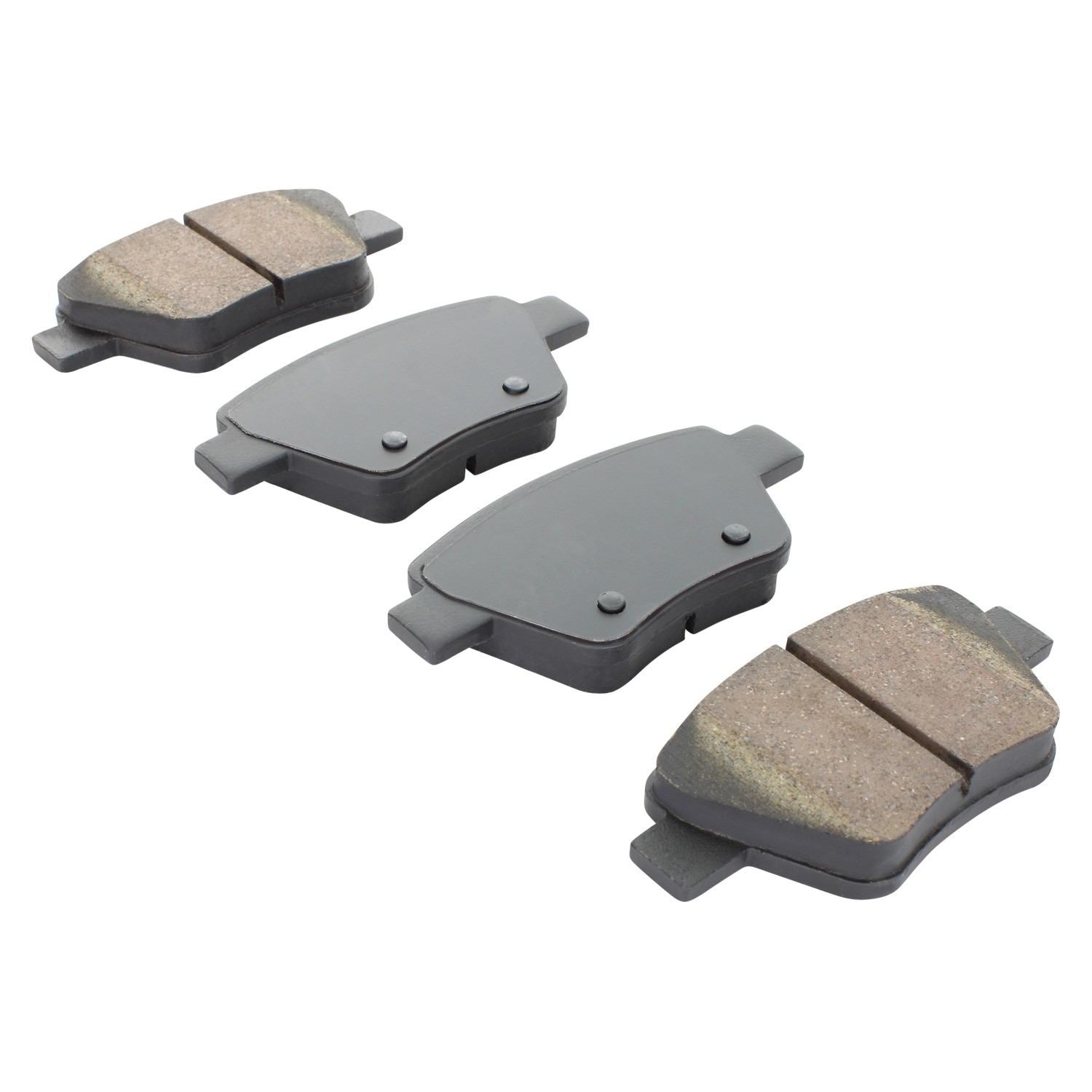 Angle View of Rear Disc Brake Pad Set MPA 1000-1456C