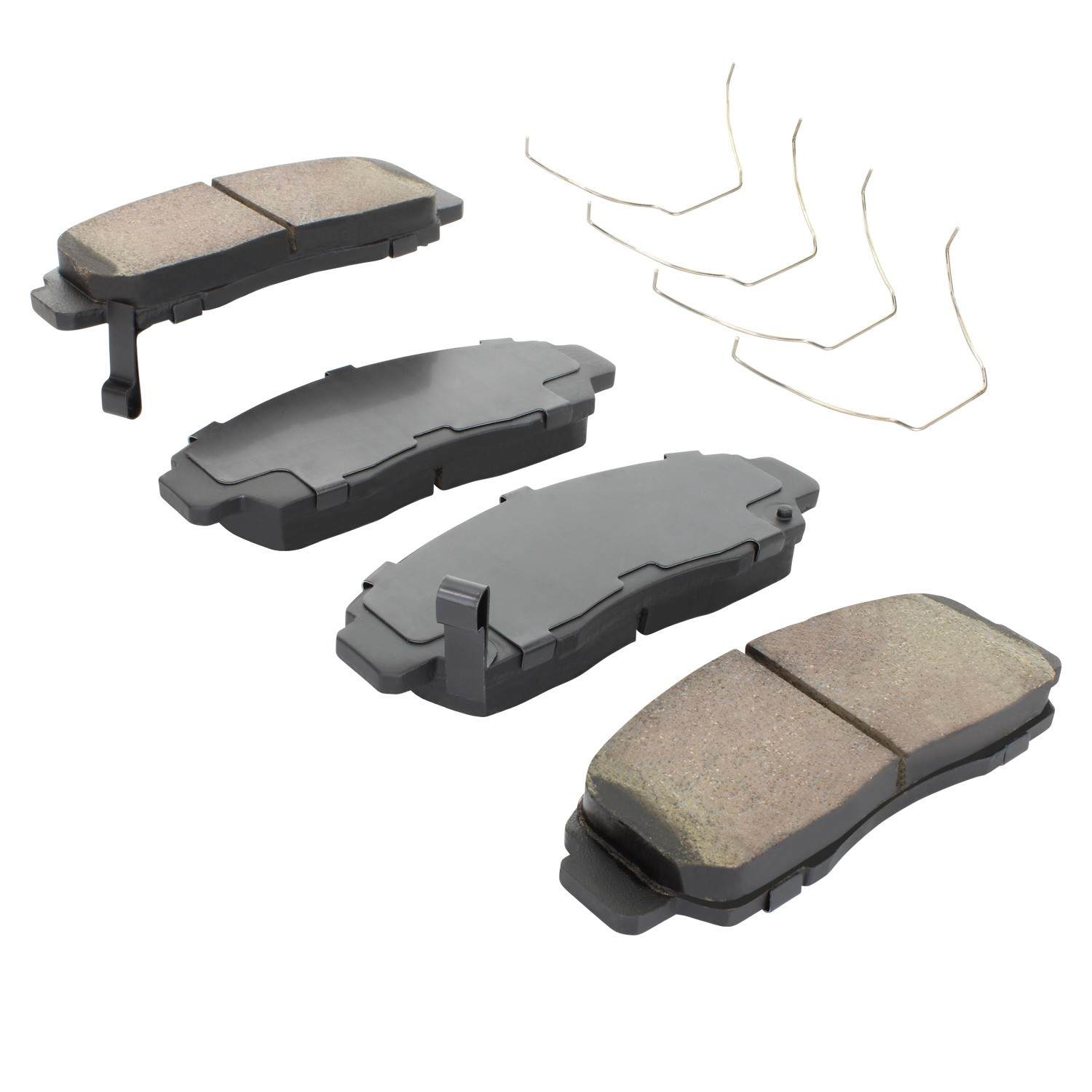 Angle View of Front Disc Brake Pad Set MPA 1000-1506C