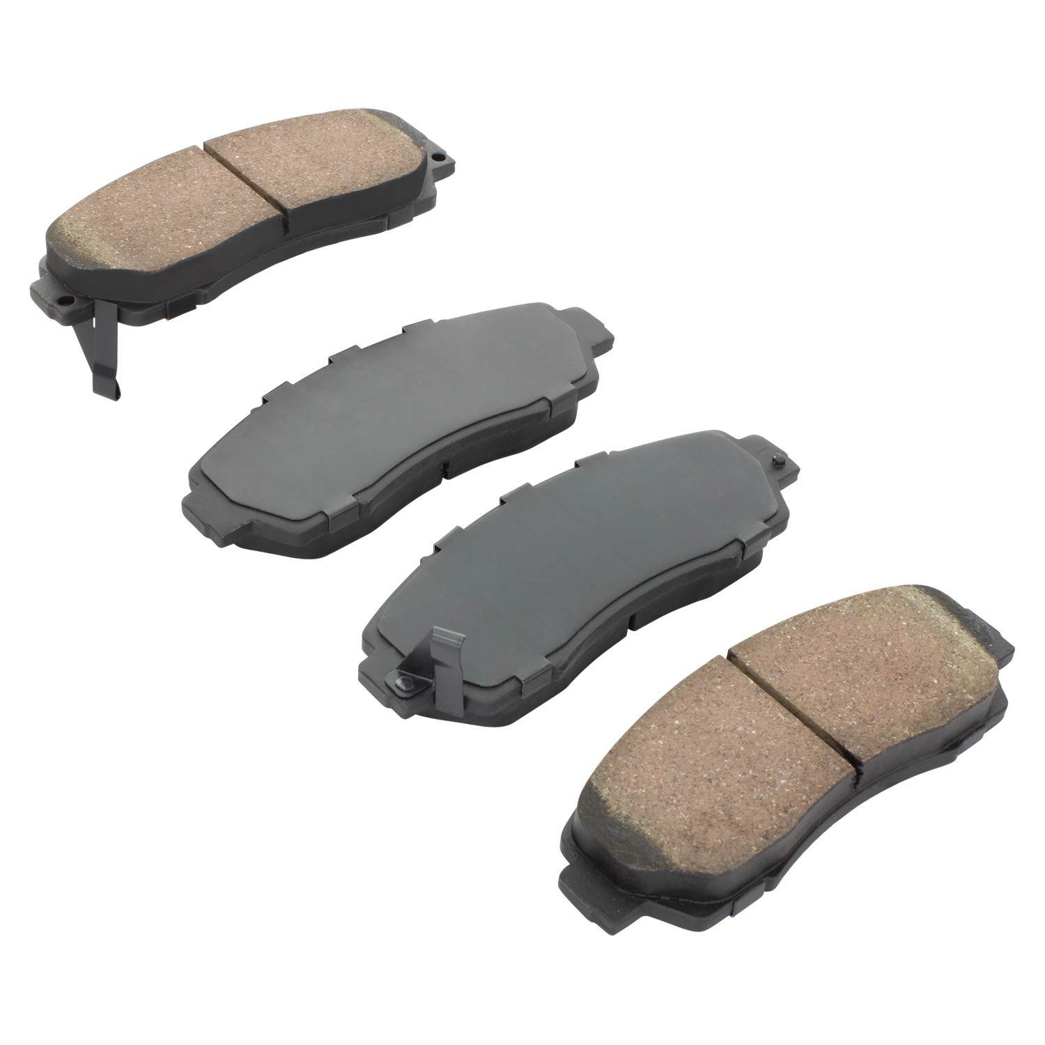 Angle View of Front Disc Brake Pad Set MPA 1000-1521C