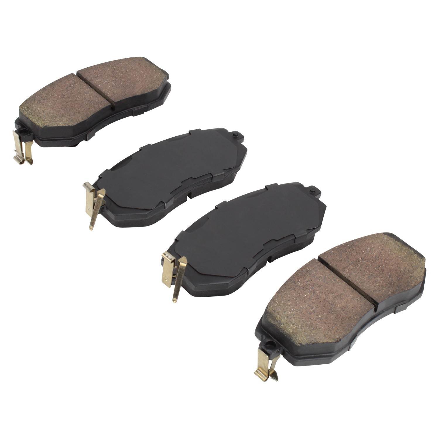 Angle View of Front Disc Brake Pad Set MPA 1000-1539C