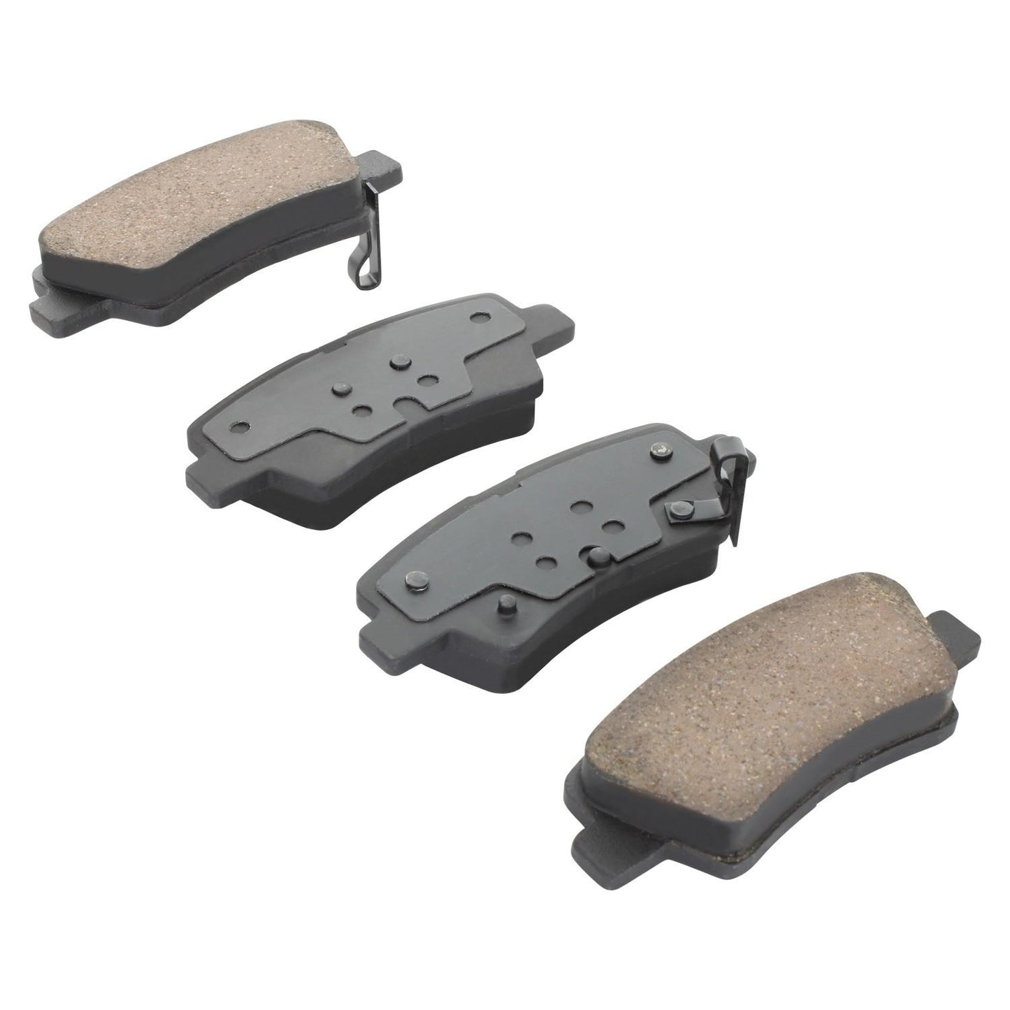 Angle View of Rear Disc Brake Pad Set MPA 1000-1544C