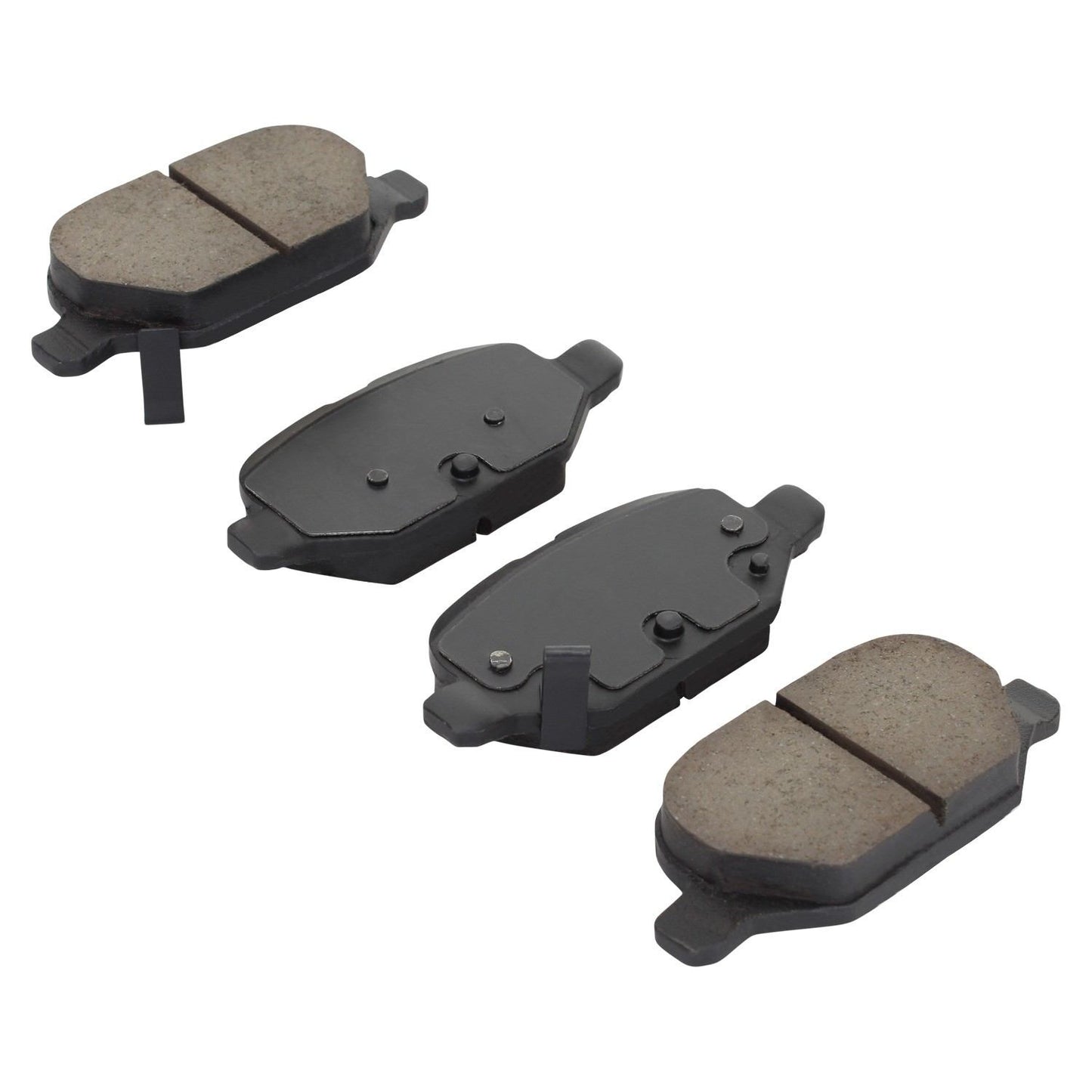 Angle View of Rear Disc Brake Pad Set MPA 1000-1569C