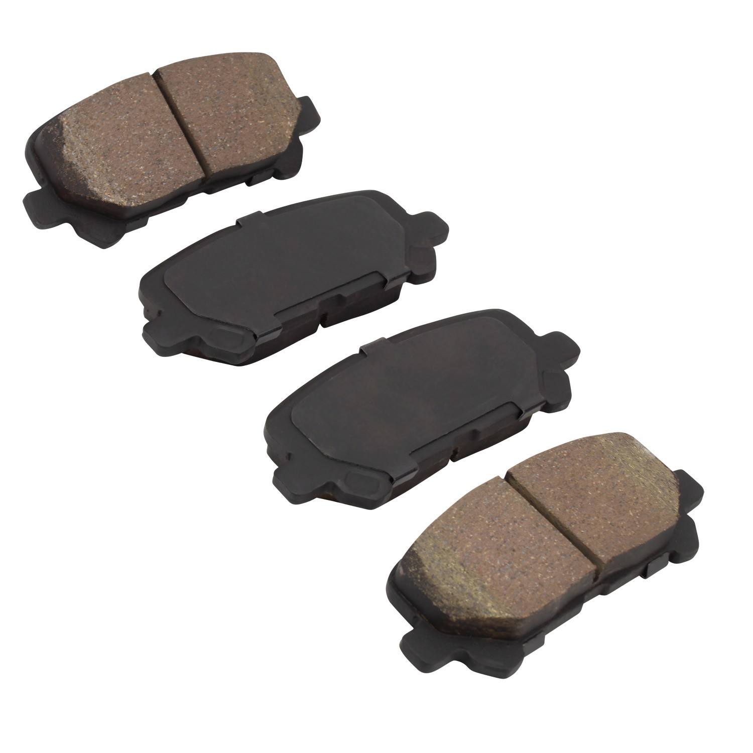 Angle View of Rear Disc Brake Pad Set MPA 1000-1585C