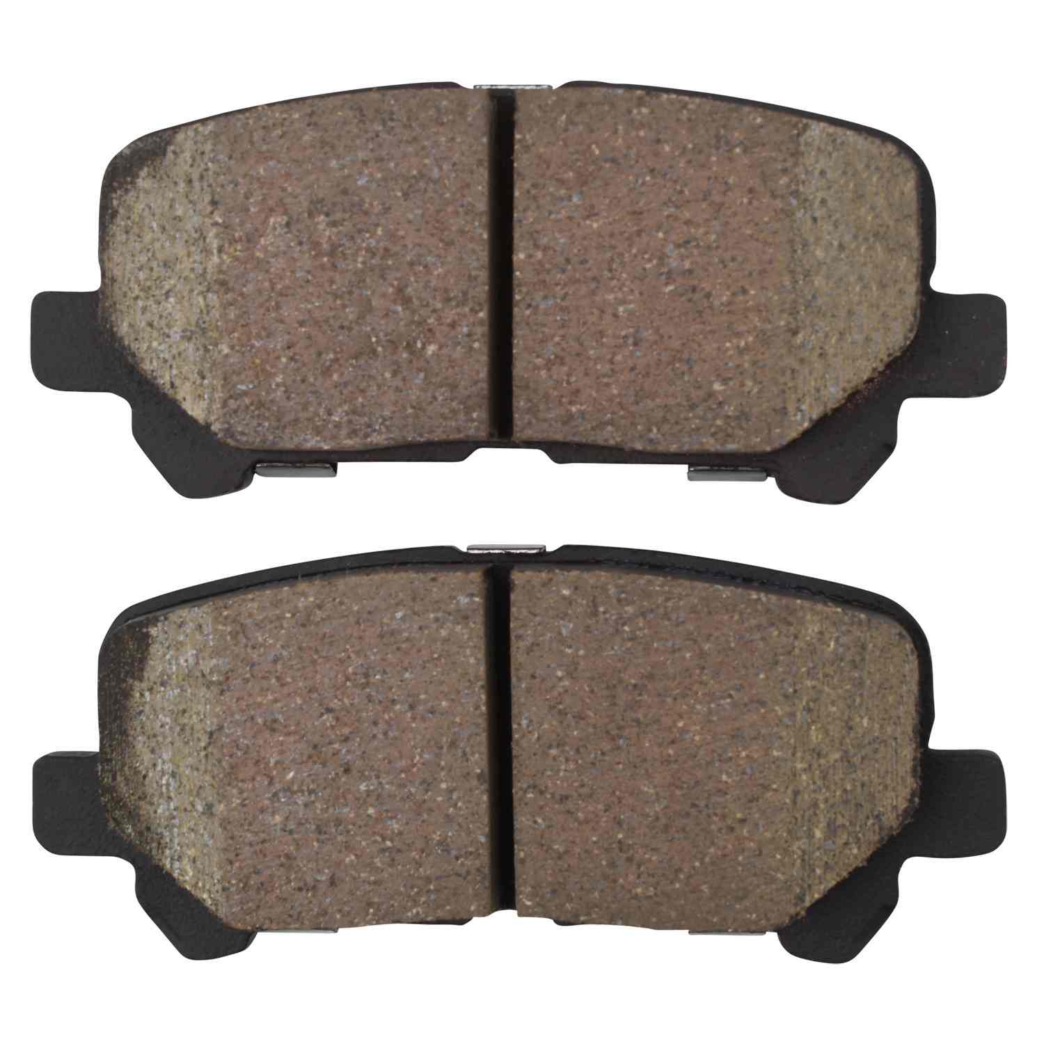 Front View of Rear Disc Brake Pad Set MPA 1000-1585C