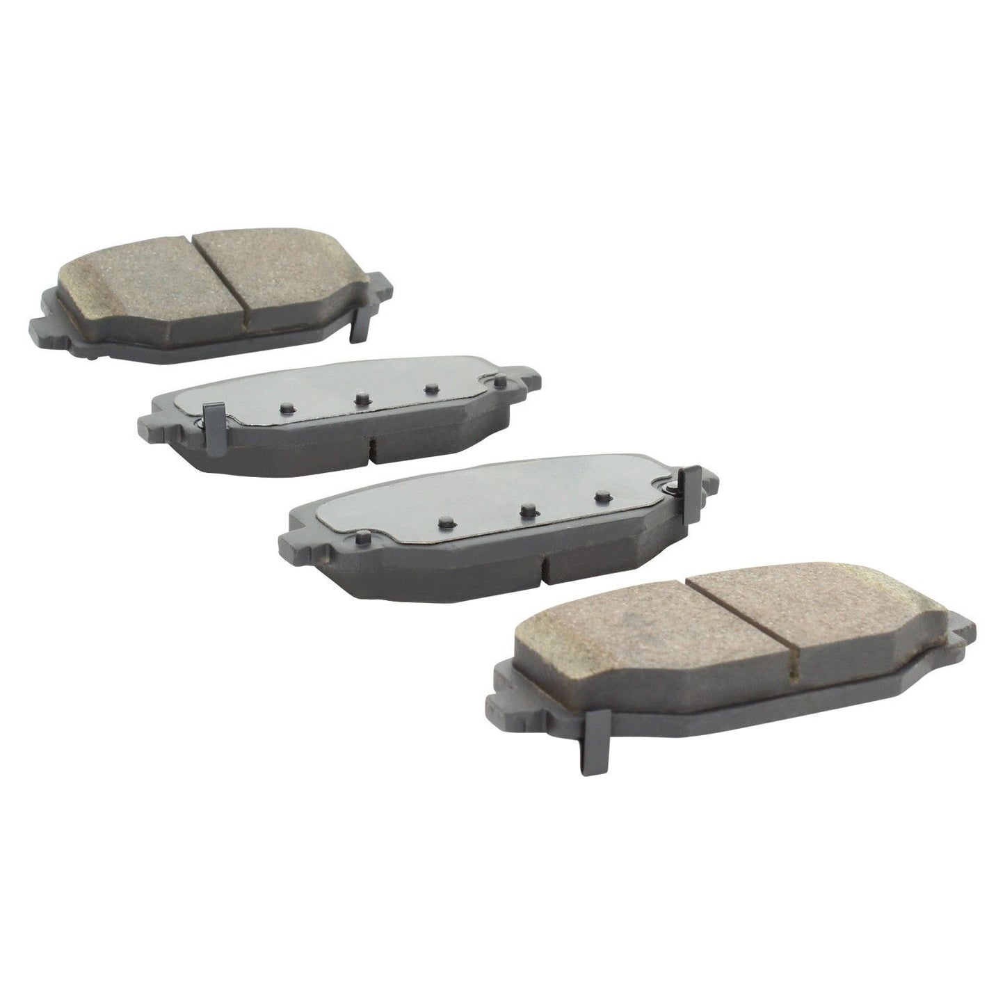 Angle View of Rear Disc Brake Pad Set MPA 1000-1596C