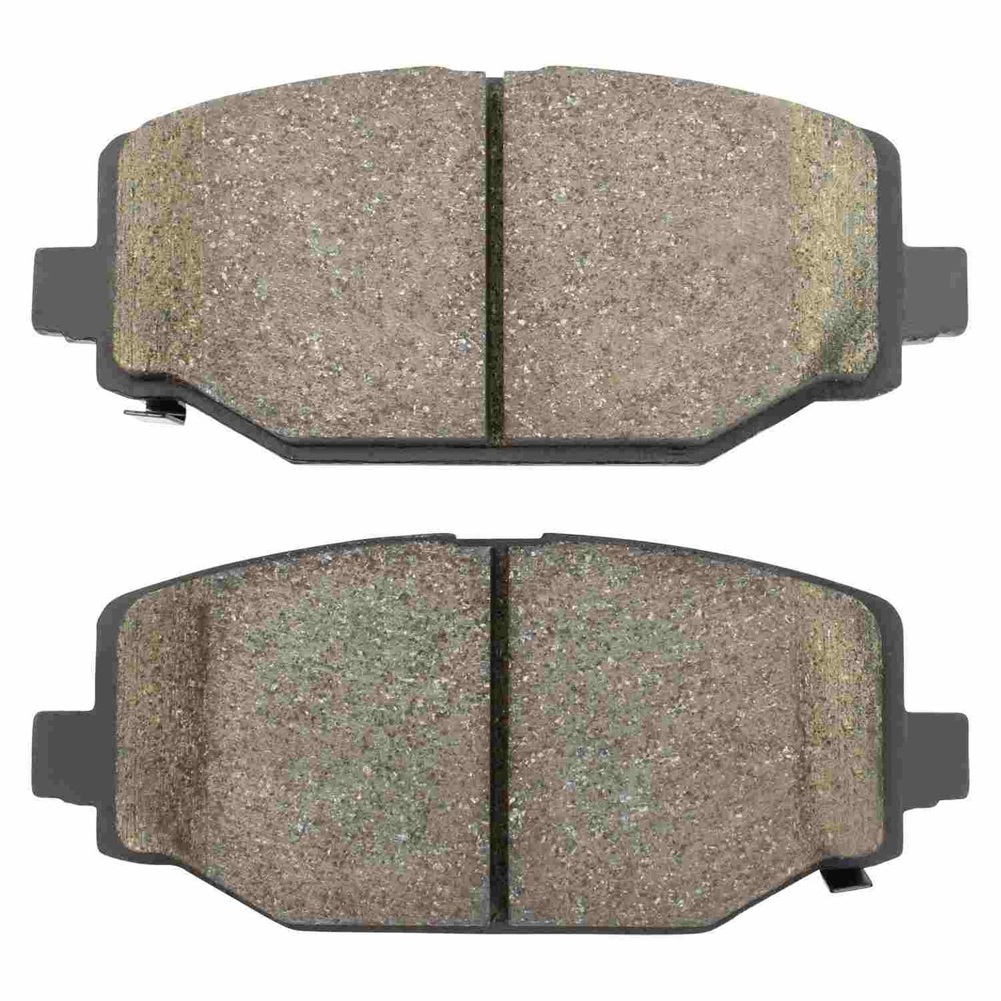 Front View of Rear Disc Brake Pad Set MPA 1000-1596C