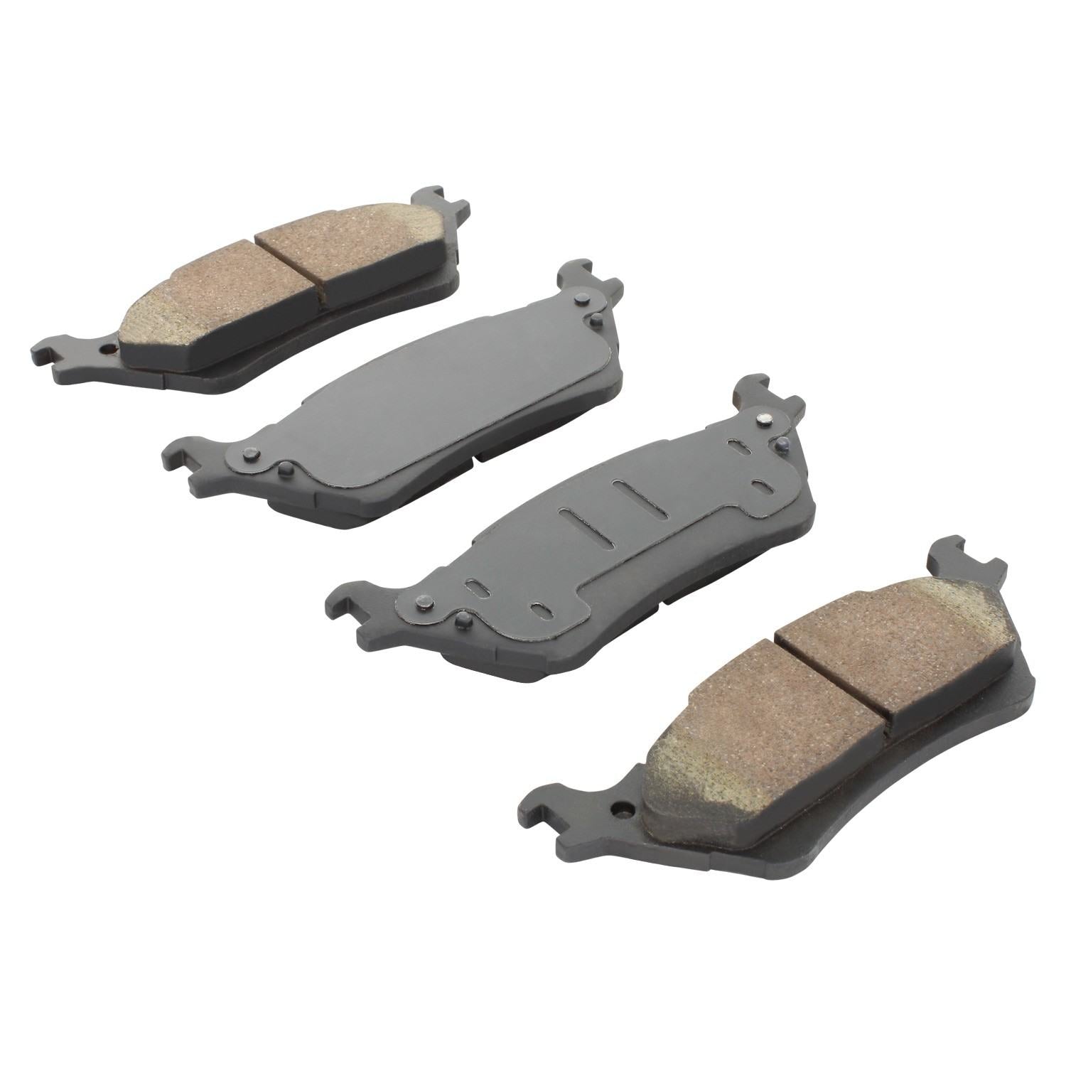 Angle View of Rear Disc Brake Pad Set MPA 1000-1602C